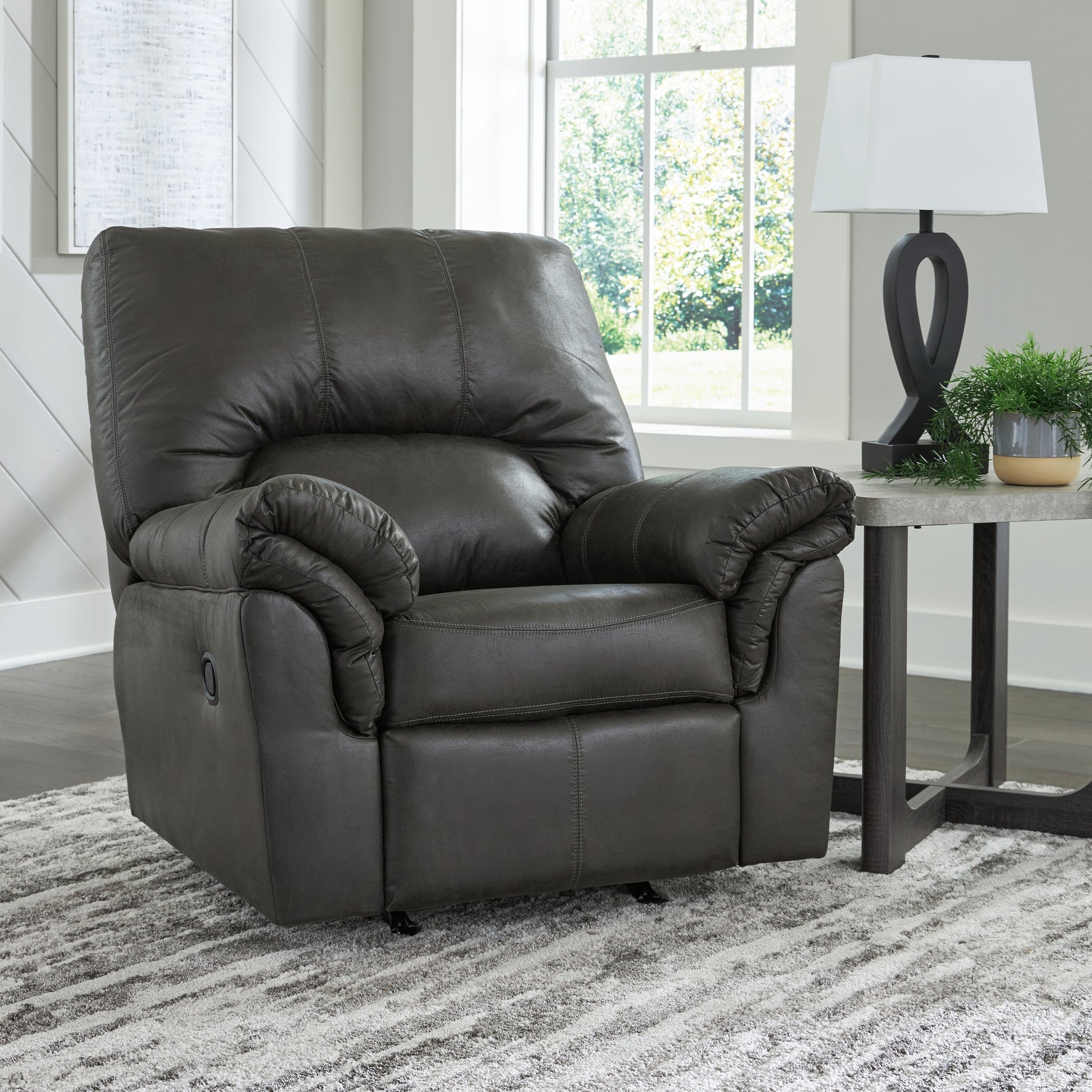 Sam's Furniture - Ashley Furniture - Bladen Living Room - Rocker Recliner / Slate - 1202125