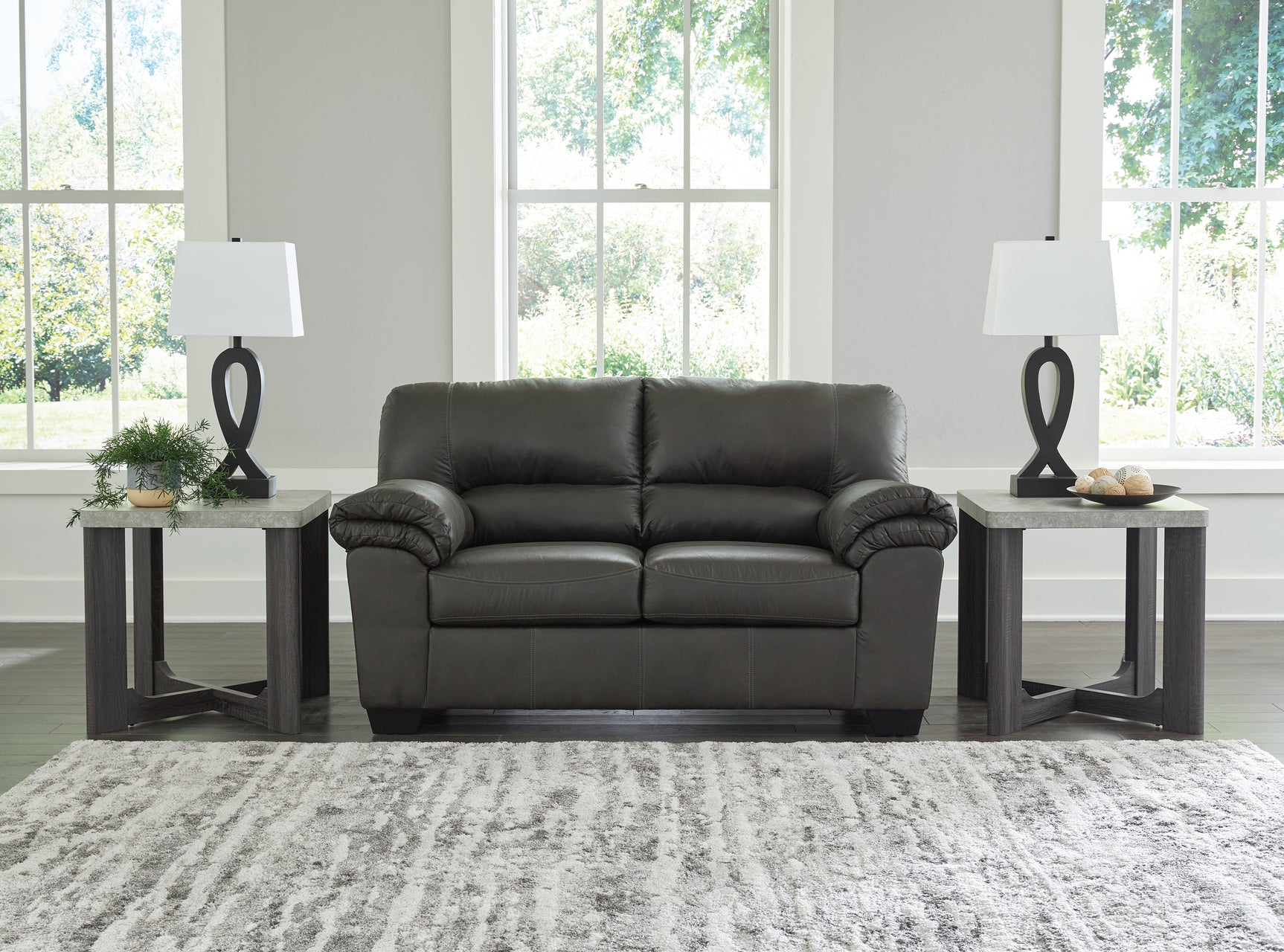 Sam's Furniture - Ashley Furniture - Bladen Living Room - Loveseat / Slate - 1202135