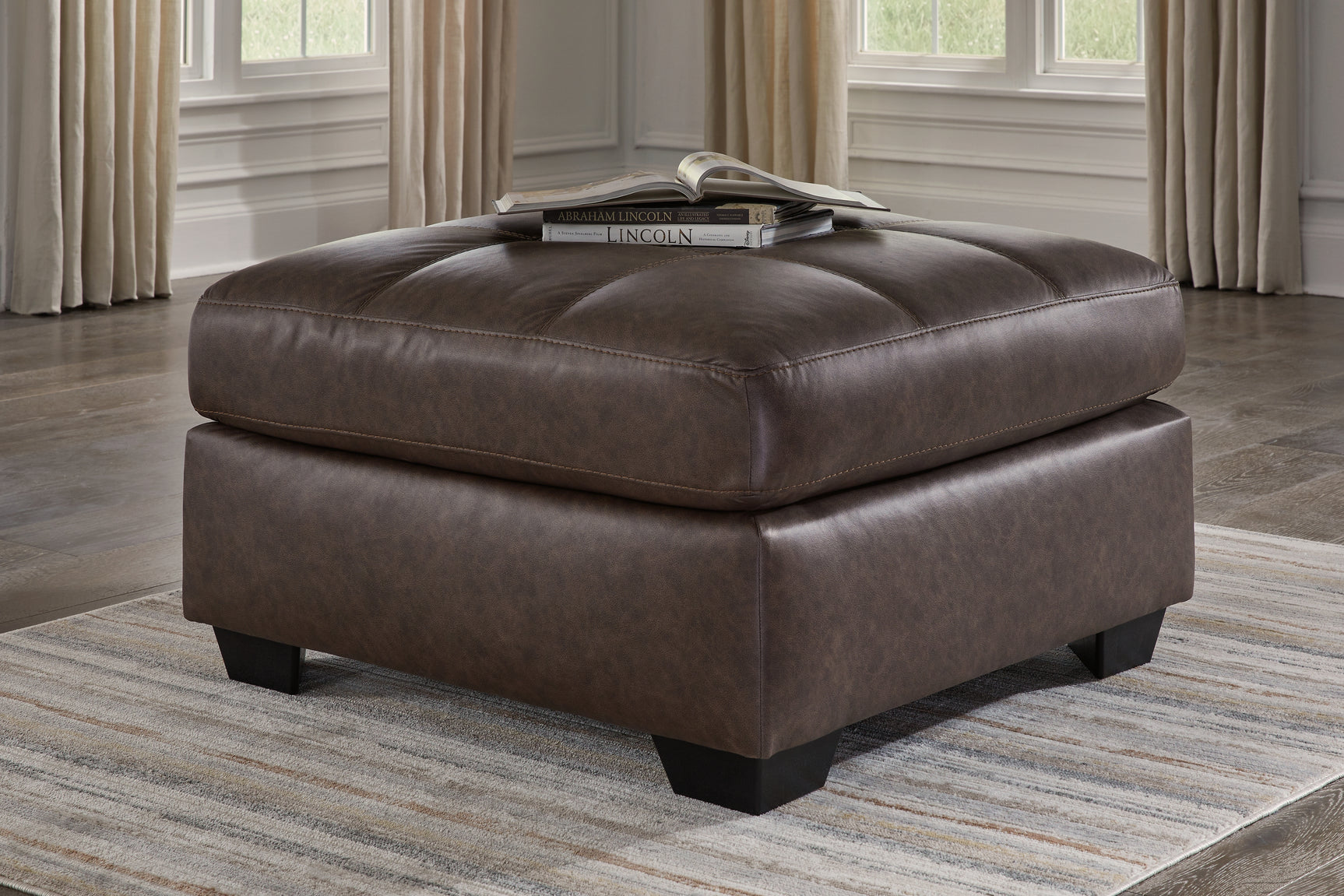 Sam's Furniture - Ashley Furniture - Barlin Mills Living Room - Oversized Accent Ottoman / Umber - 1700308