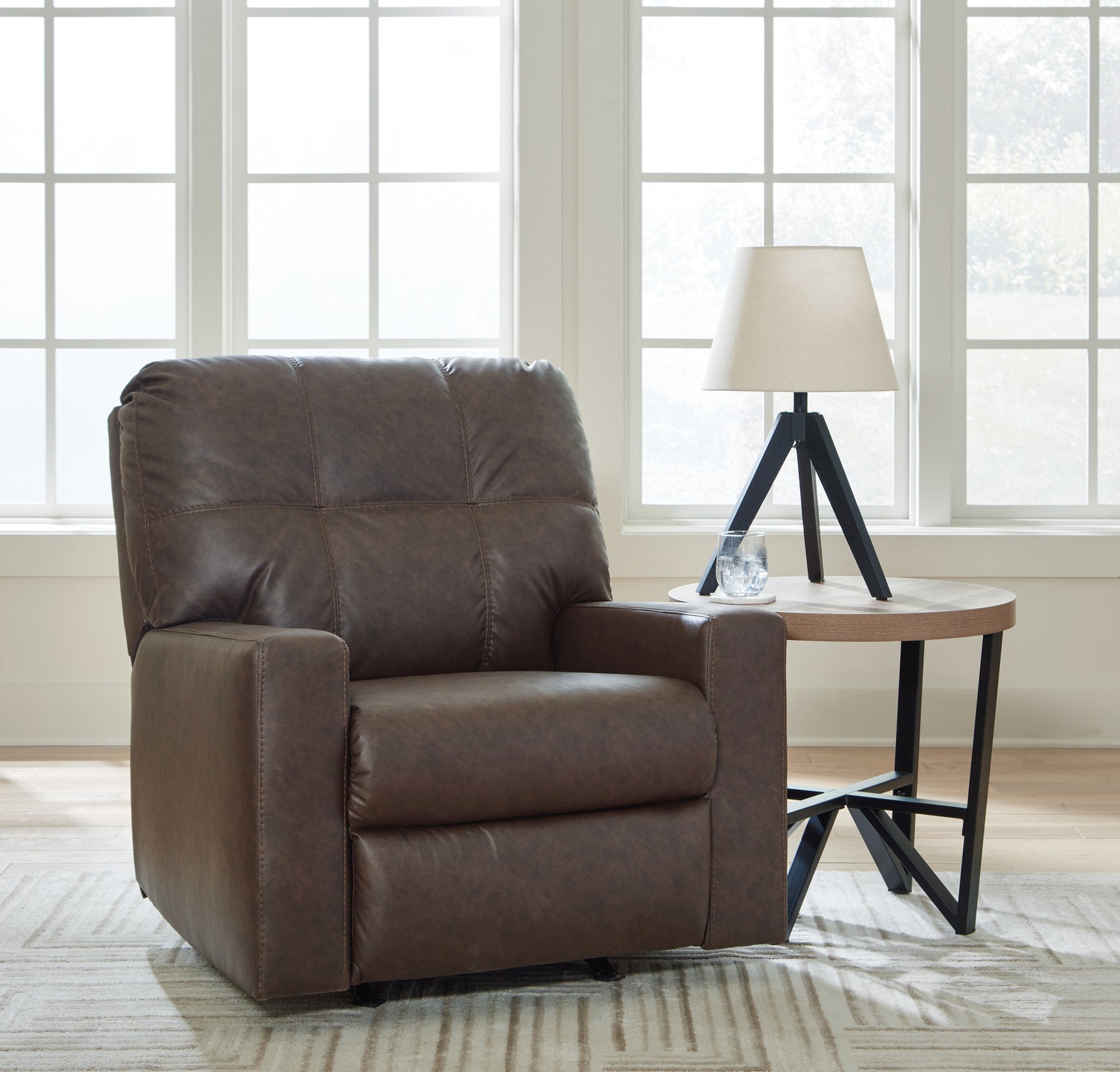 Sam's Furniture - Ashley Furniture - Barlin Mills Living Room - Rocker Recliner / Umber - 1700325