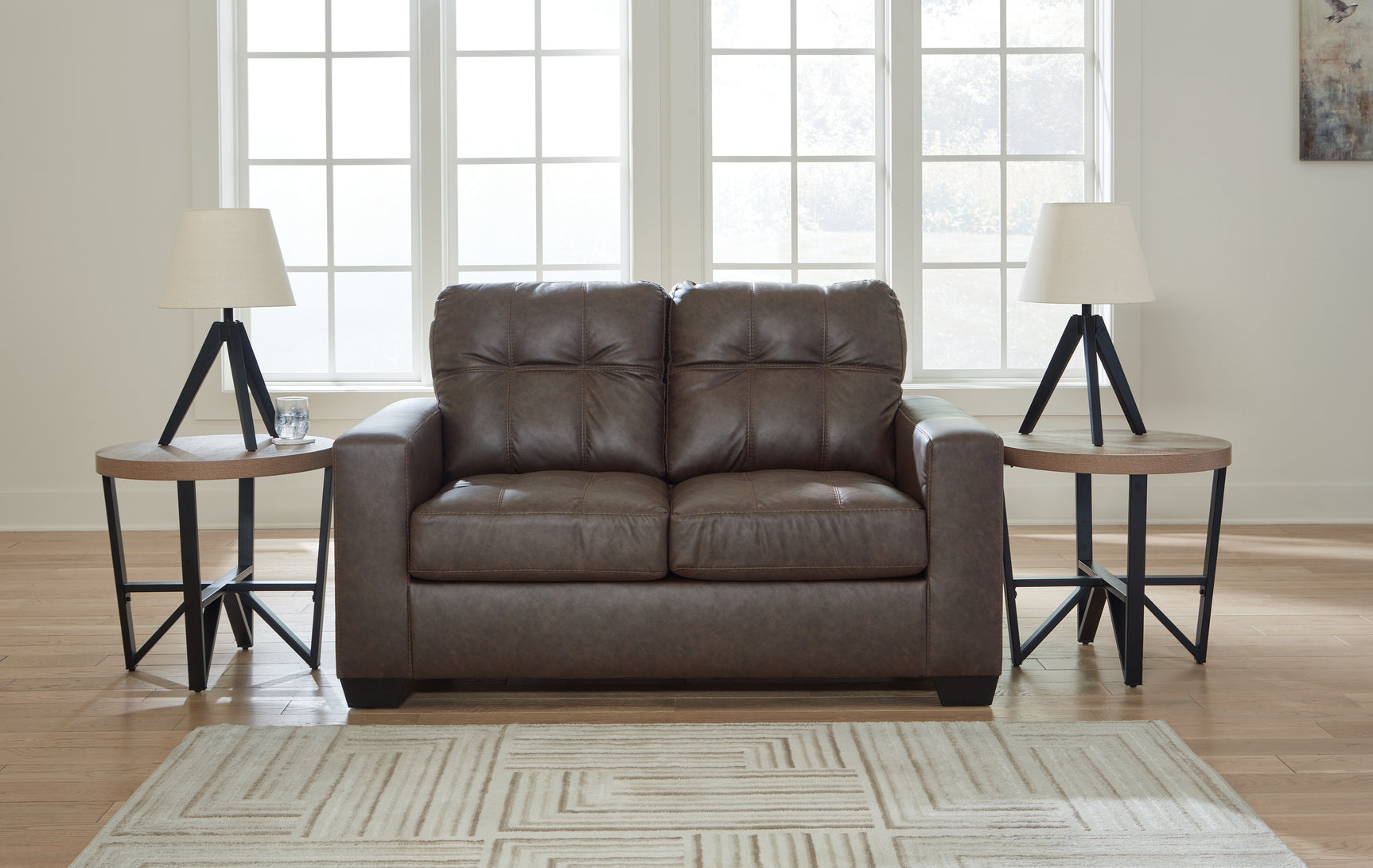 Sam's Furniture - Ashley Furniture - Barlin Mills Living Room - Loveseat / Umber - 1700335