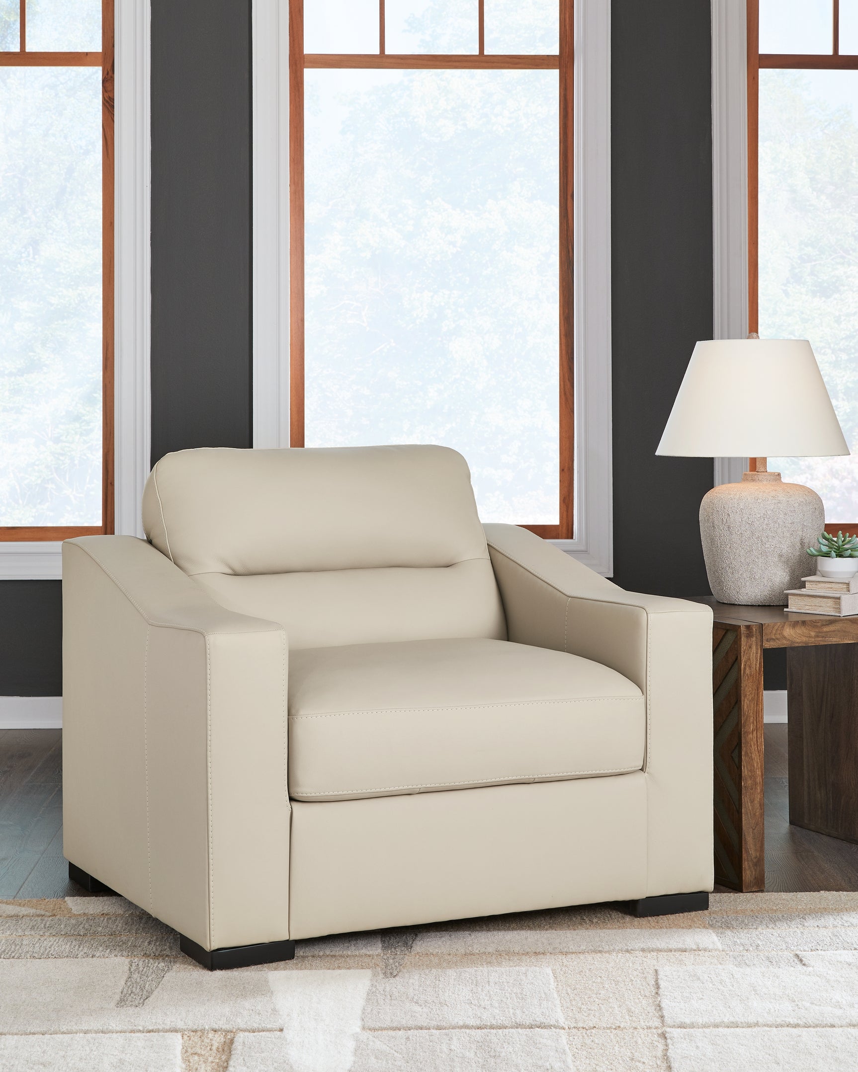 Sam's Furniture - Ashley Furniture - Treasure Trove Living Room - Chair and a Half / Almond - 1930423
