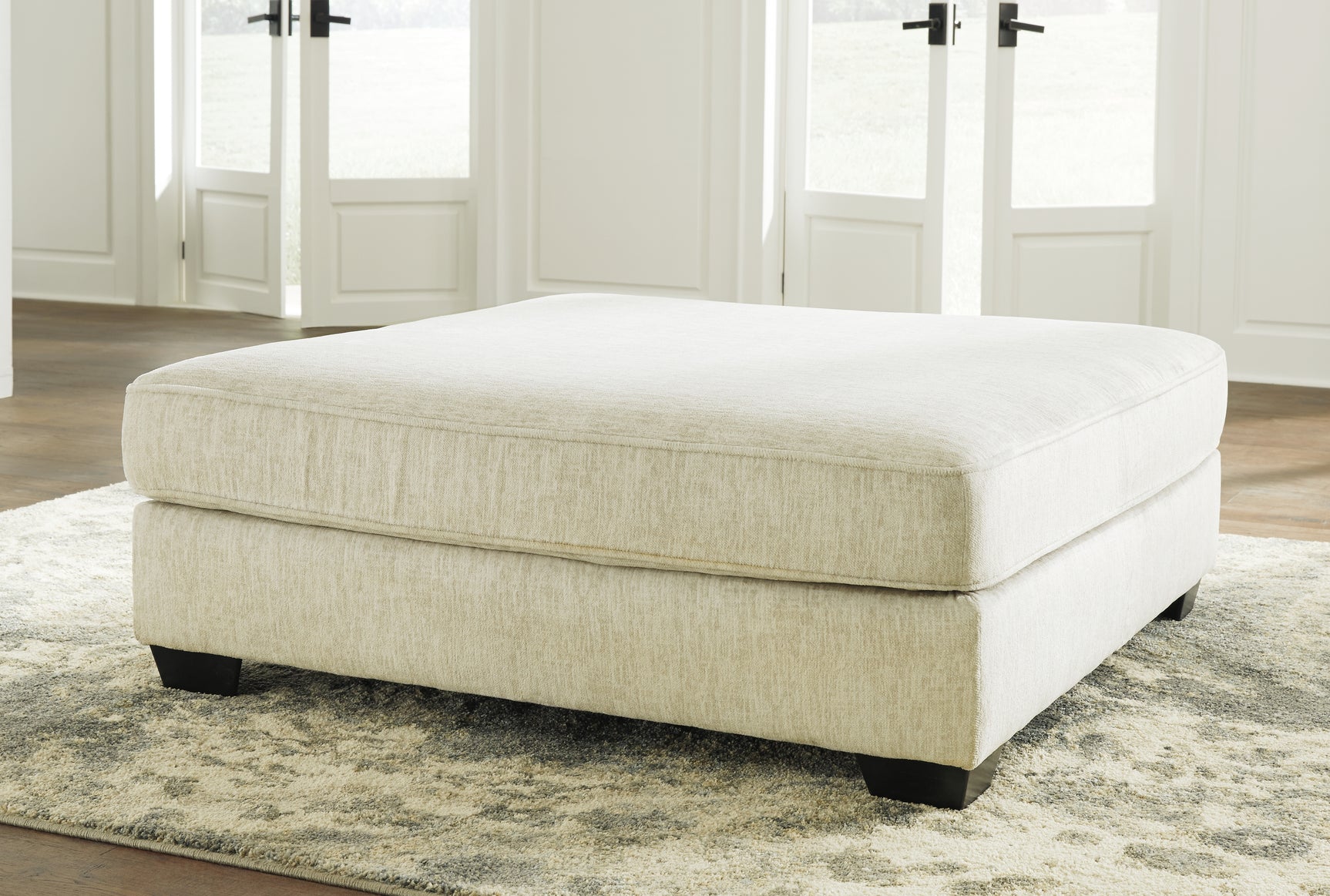 Sam's Furniture - Ashley Furniture - Rawcliffe Living Room - Oversized Accent Ottoman / Parchment - 1960408