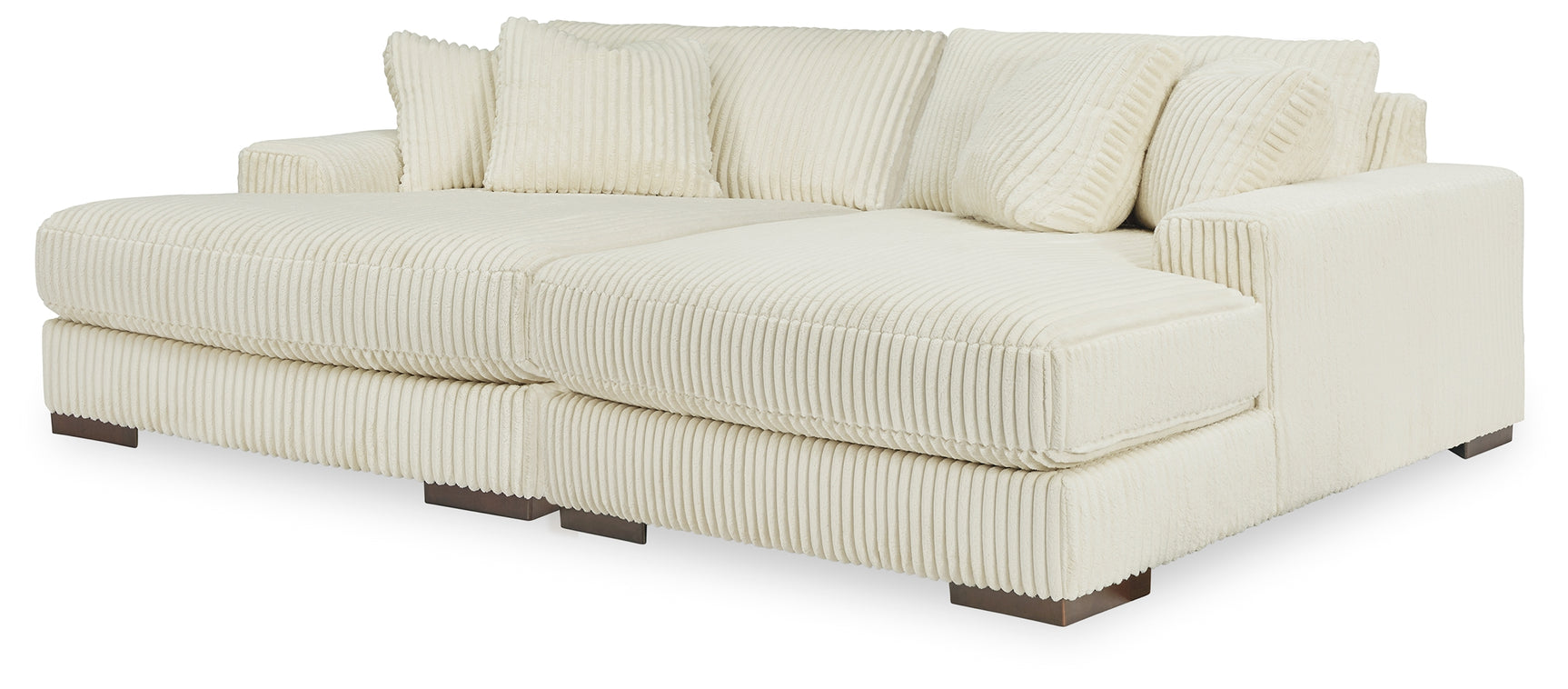 Sam's Furniture - Ashley Furniture - Lindyn Sectional - RAF Super Chaise / Ivory - 21104S16