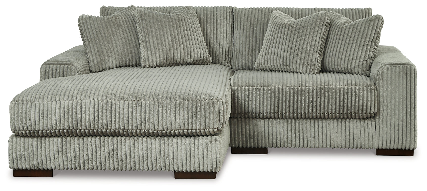 Sam's Furniture - Ashley Furniture - Lindyn Sectional - RAF 2-Piece Sectional with Chaise / Fog - 21105S3