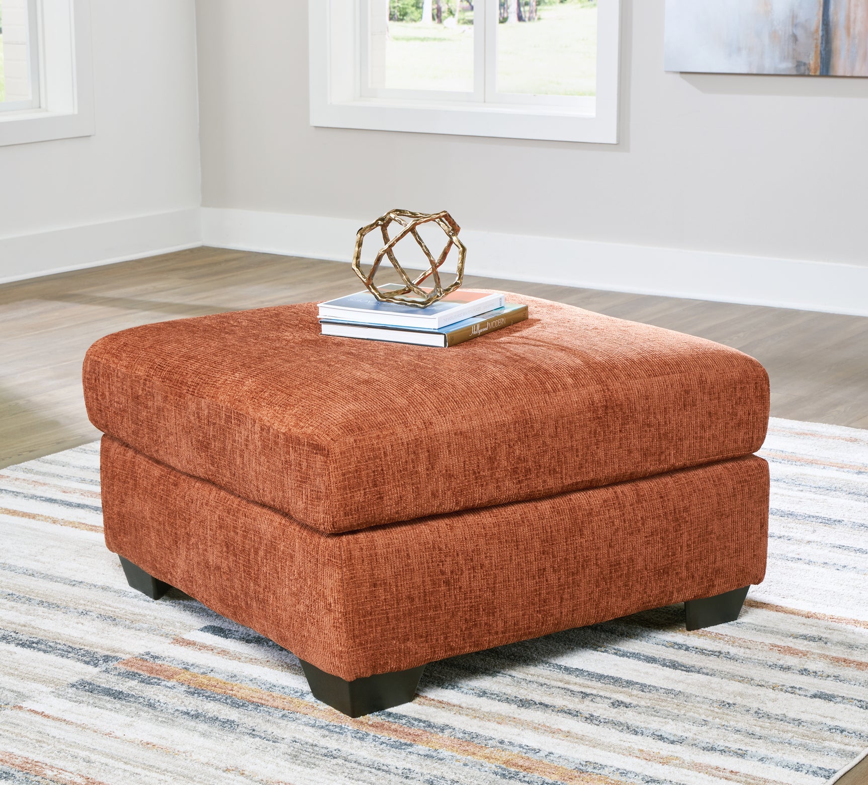 Sam's Furniture - Ashley Furniture - Aviemore Living Room - Oversized Accent Ottoman / Spice - 2430408