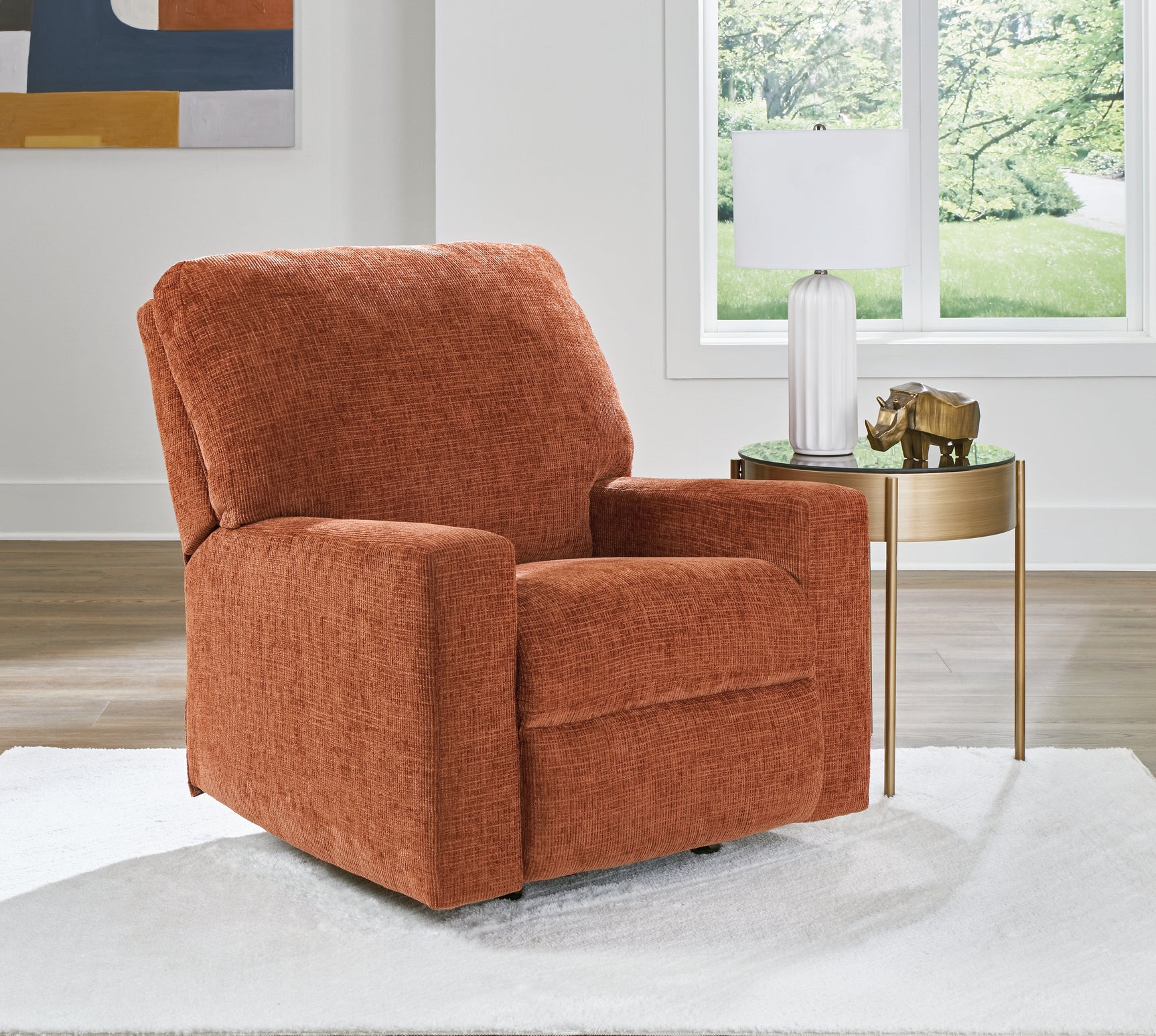 Sam's Furniture - Ashley Furniture - Aviemore Living Room - Rocker Recliner / Spice - 2430425