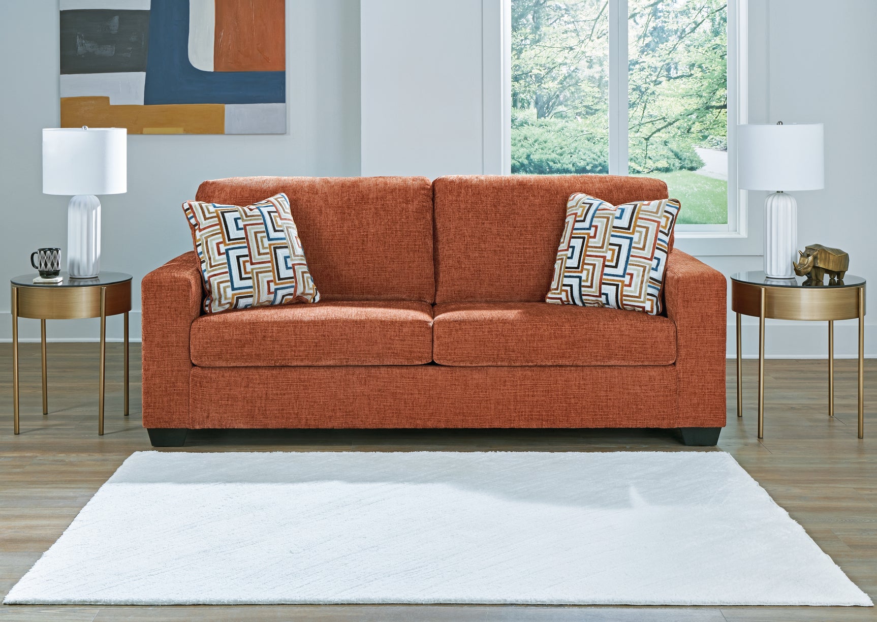 Sam's Furniture - Ashley Furniture - Aviemore Living Room - Sofa / Spice - 2430438