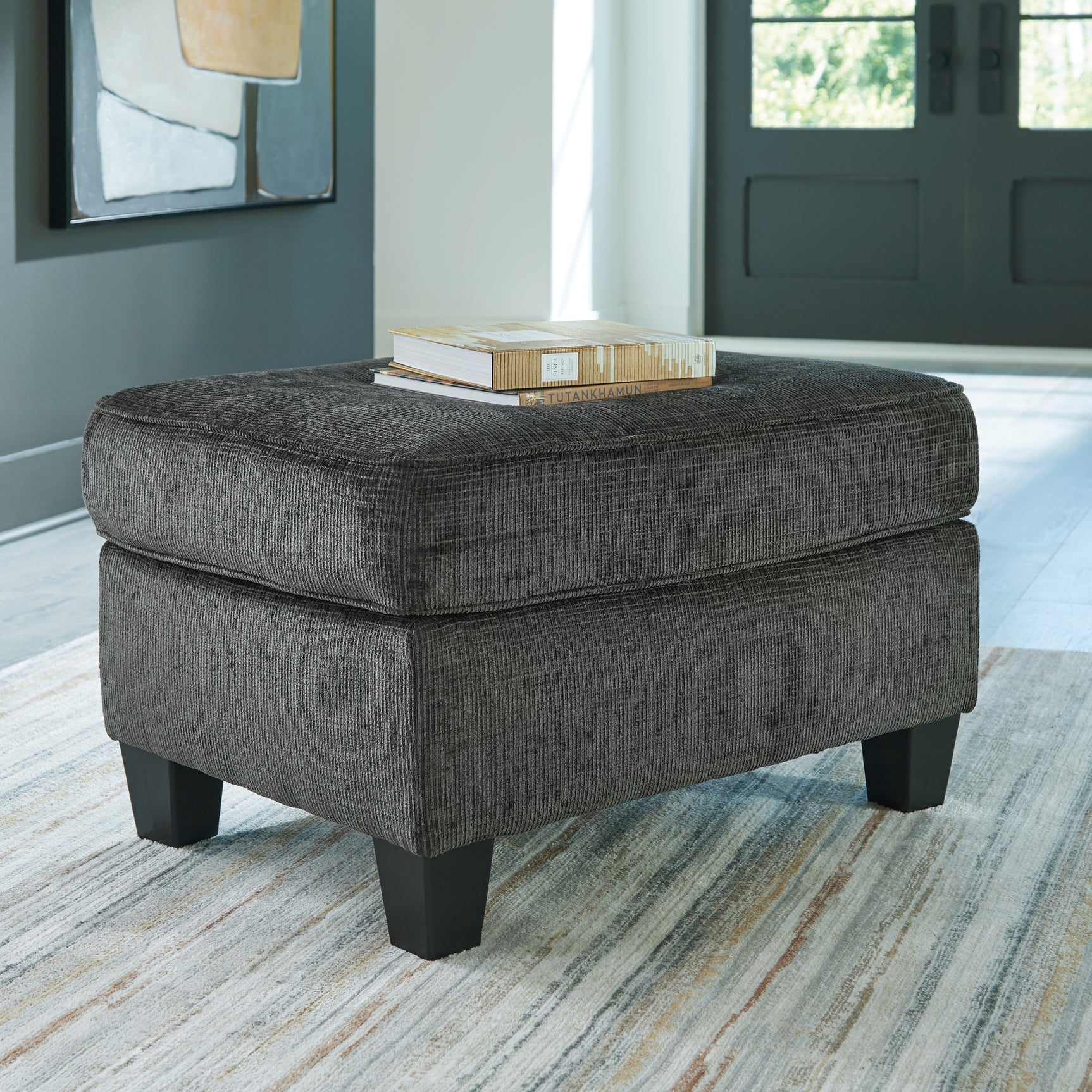 Sam's Furniture - Ashley Furniture - Erinslane Living Room - Ottoman / Dusk - 2520614