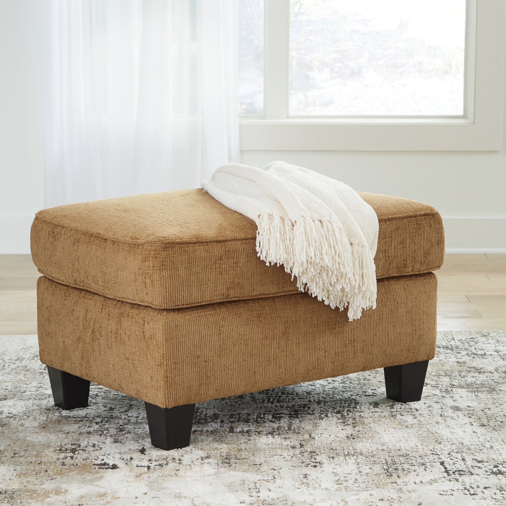 Sam's Furniture - Ashley Furniture - Erinslane Living Room - Ottoman / Honey - 2520714