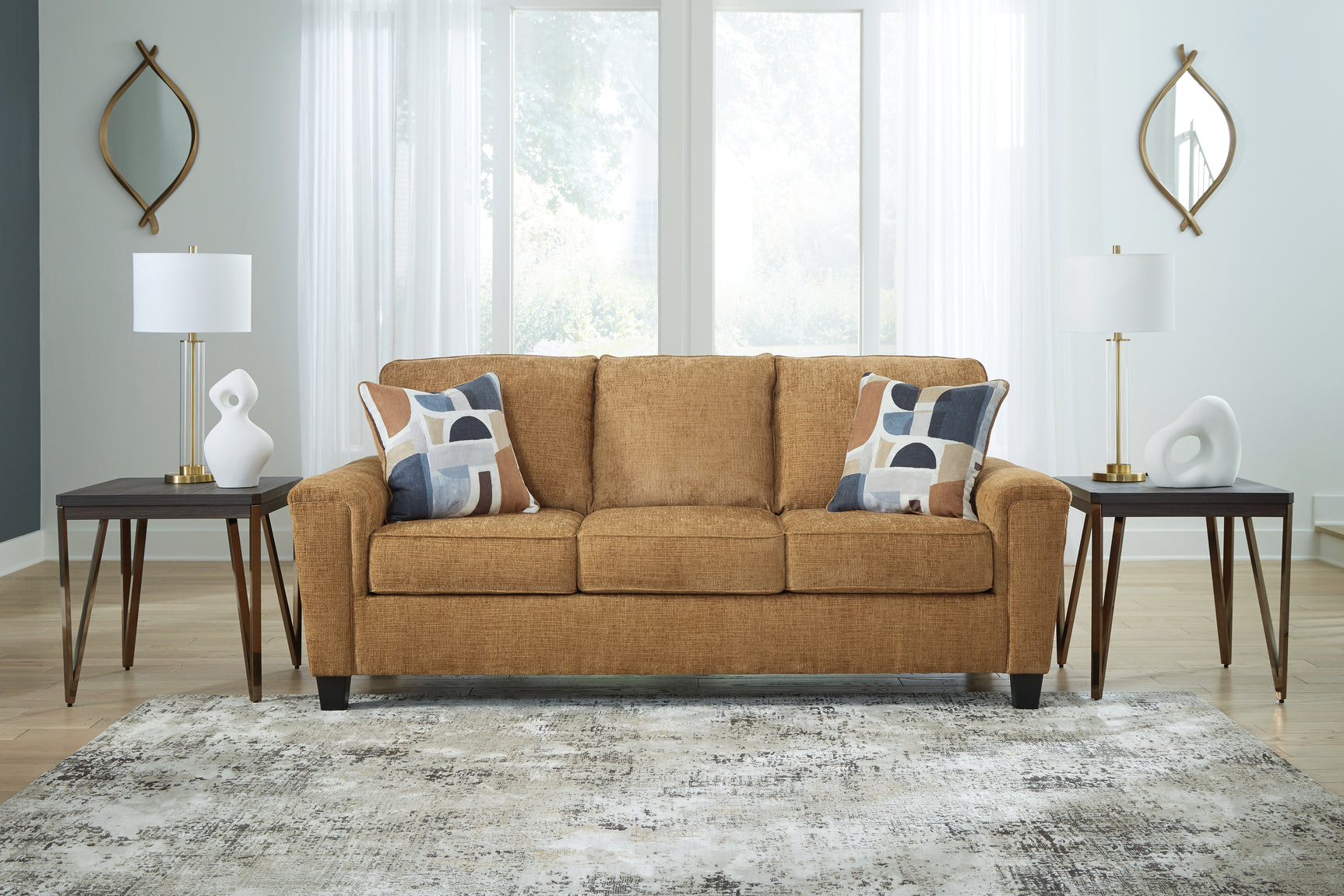Sam's Furniture - Ashley Furniture - Erinslane Living Room - Sofa / Honey - 2520738