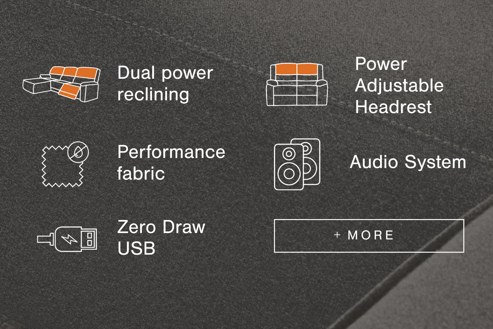 Sam's Furniture - Ashley Furniture - ModMax II Sectional - 7-Piece Power Reclining Sectional with Chaise / Salt and Pepper - 65906S7