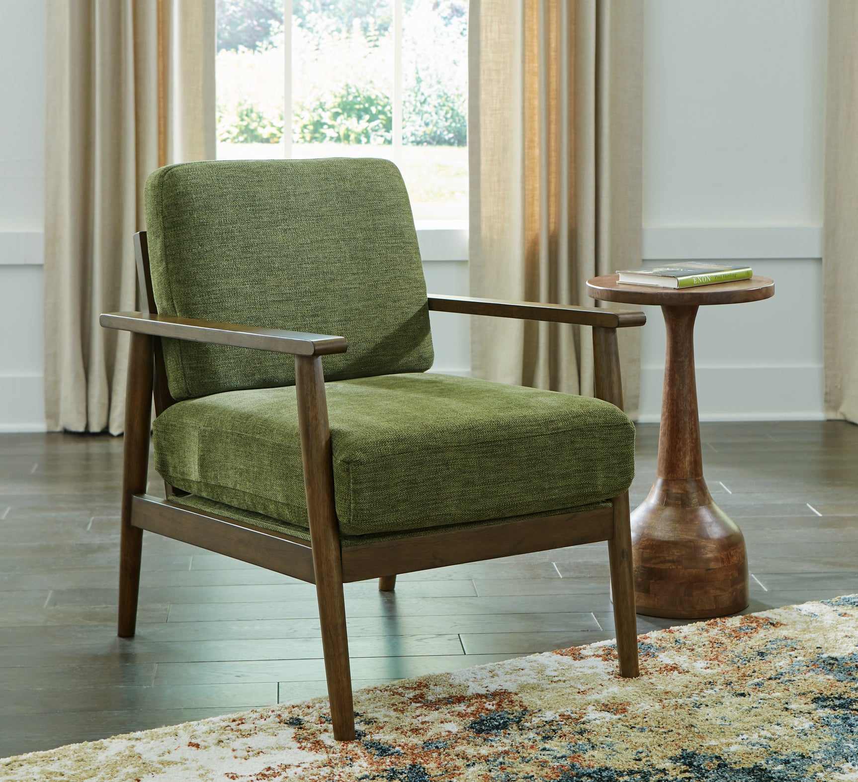 Sam's Furniture - Ashley Furniture - Bixler Living Room - Showood Accent Chair / Olive - 2610760