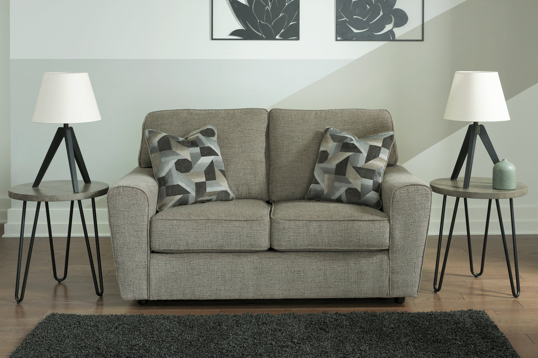 Sam's Furniture - Ashley Furniture - Cascilla Living Room - Loveseat / Pewter - 2680535
