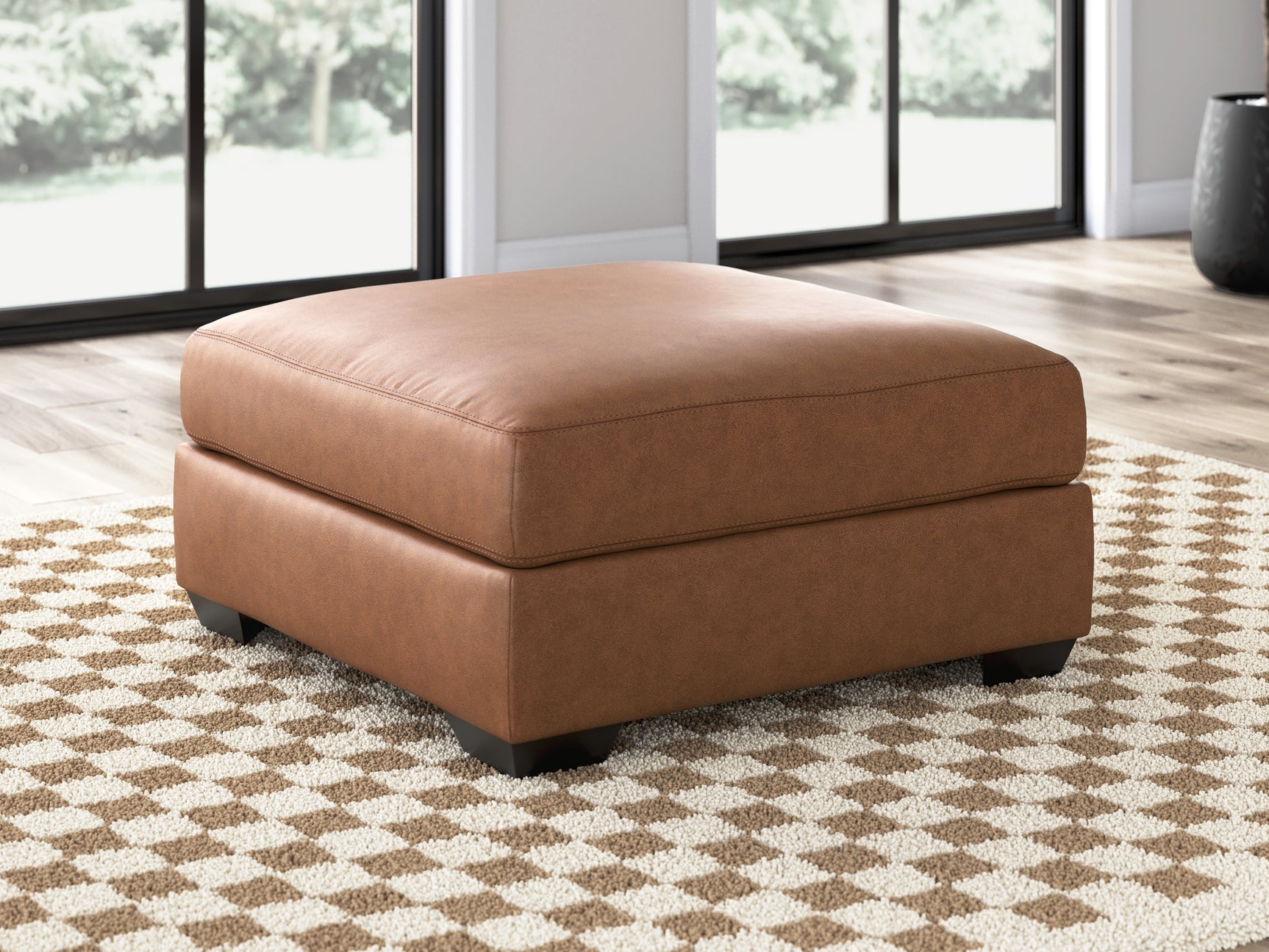 Sam's Furniture - Ashley Furniture - WillowBend Living Room - Oversized Accent Ottoman / Caramel - PC2770408