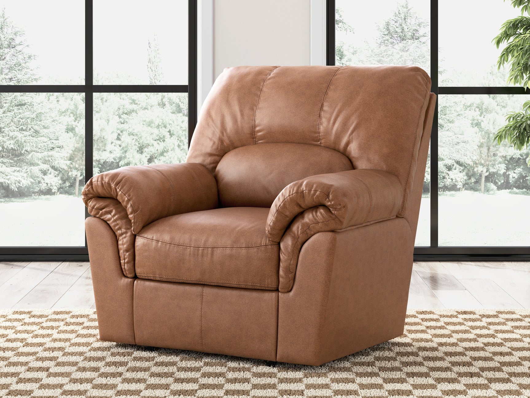 Sam's Furniture - Ashley Furniture - WillowBend Living Room - Rocker Recliner / Caramel - PC2770425