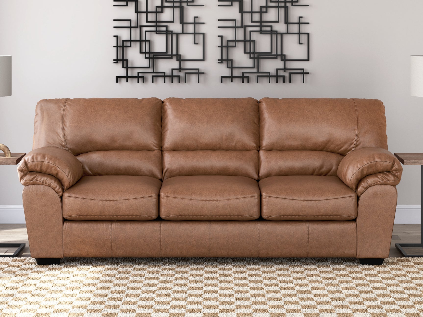 Sam's Furniture - Ashley Furniture - WillowBend Living Room - Rocker Recliner / Caramel - PC2770425