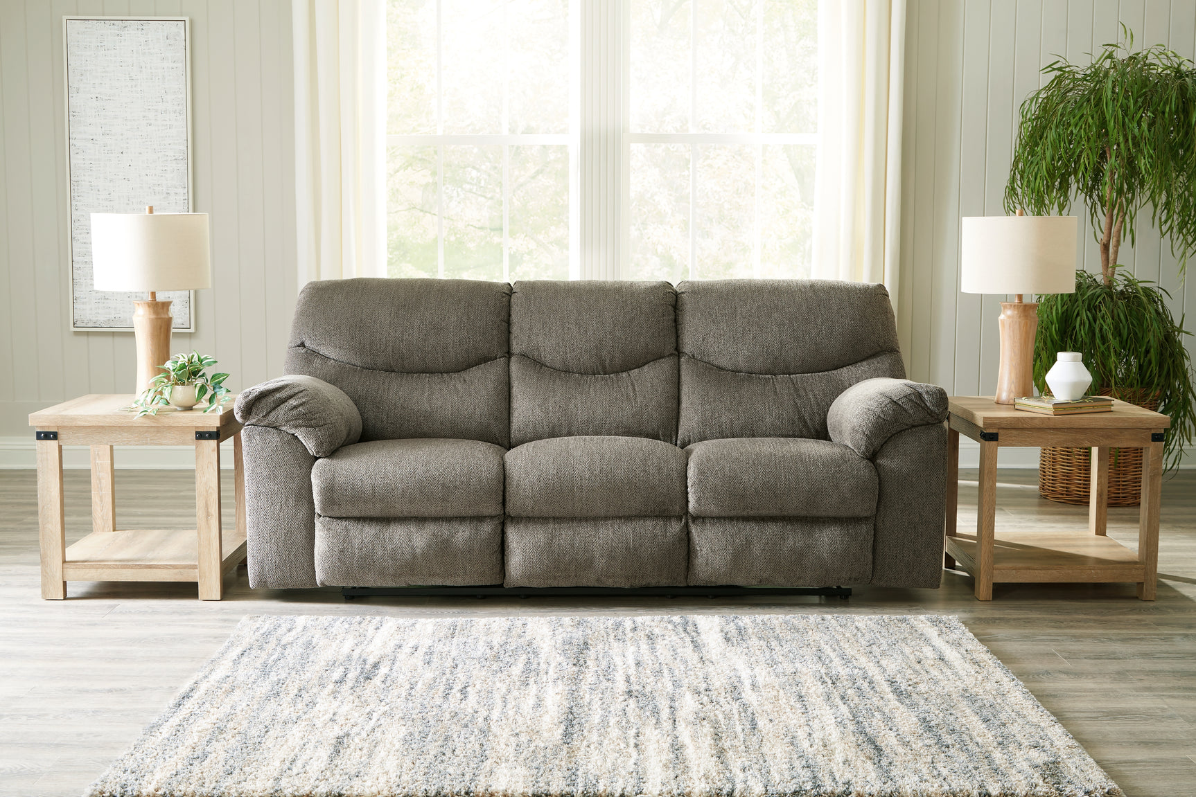 Sam's Furniture - Ashley Furniture - Alphons Living Room - Reclining Loveseat / Briar - 2820286