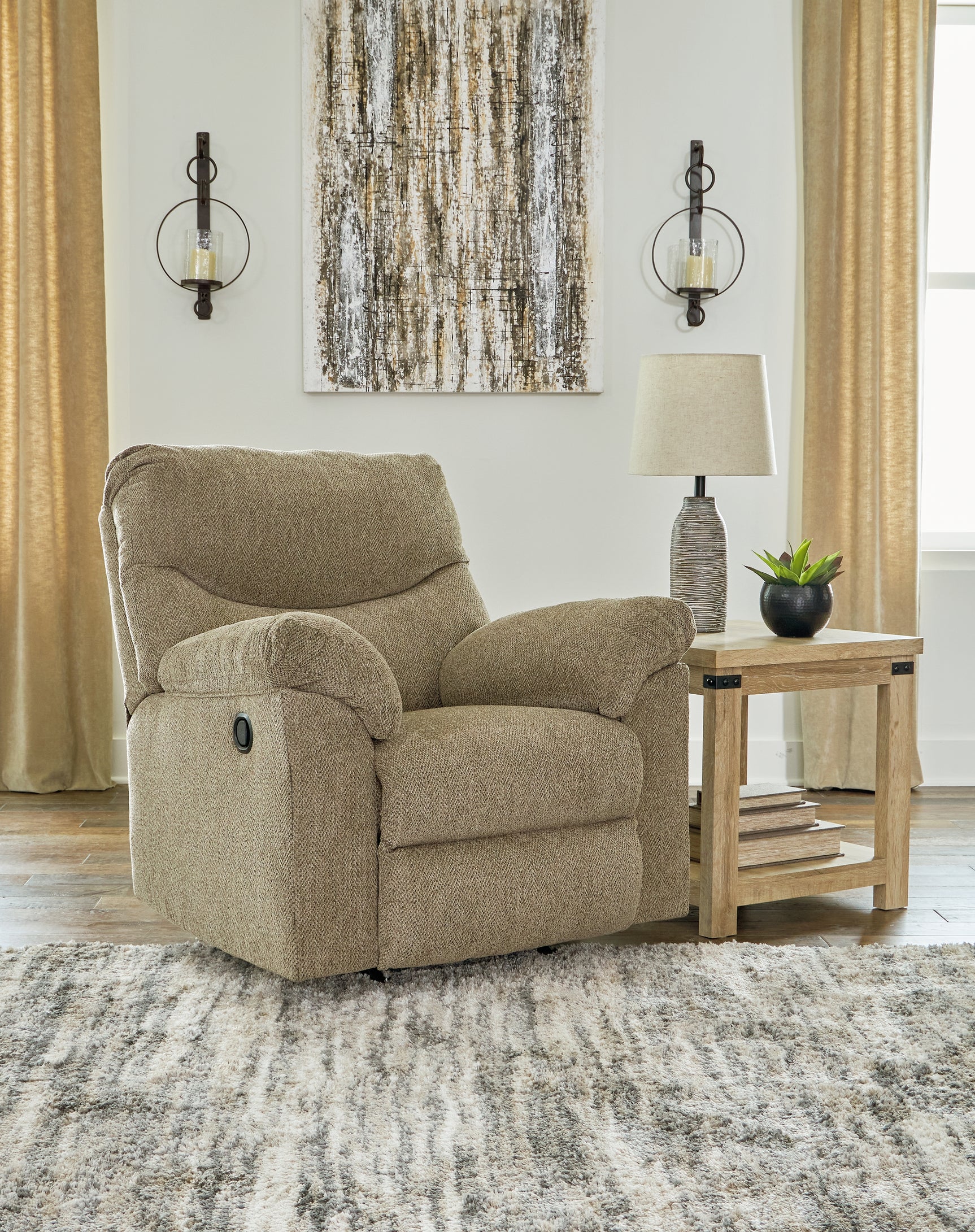 Sam's Furniture - Ashley Furniture - Alphons Living Room - Rocker Recliner / Briar - 2820225