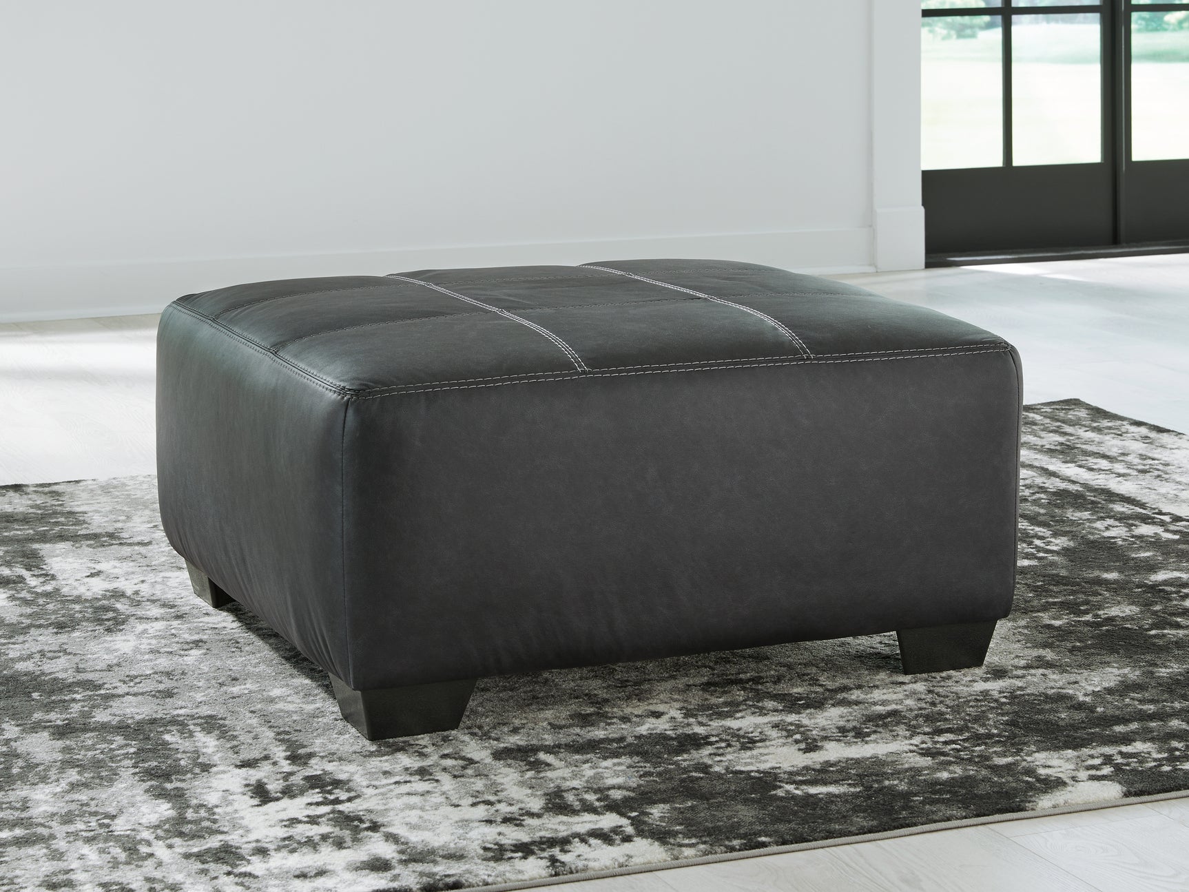 Sam's Furniture - Ashley Furniture - Brixley Pier Living Room - Oversized Accent Ottoman / Graphite - 2990608