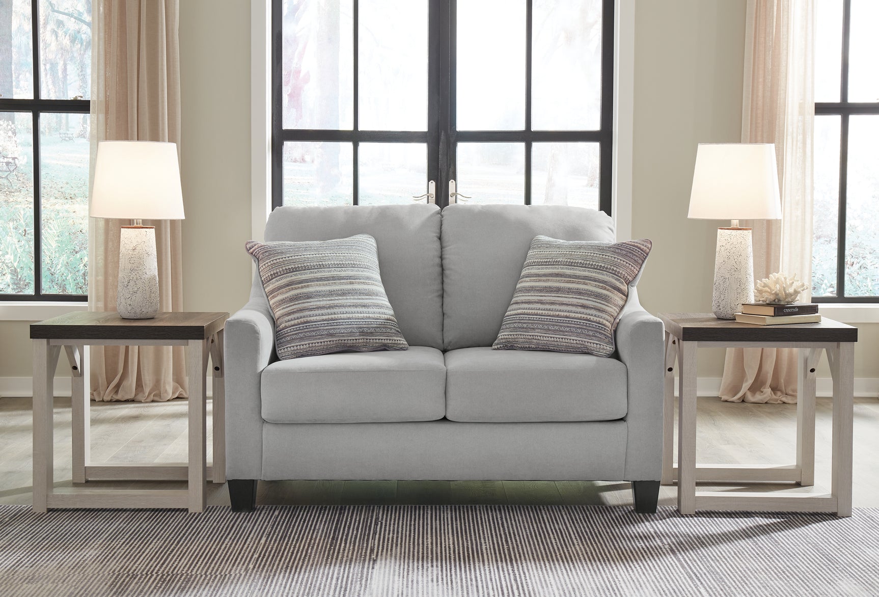 Sam's Furniture - Ashley Furniture - Adlai Living Room - Loveseat / Shadow - 3010335