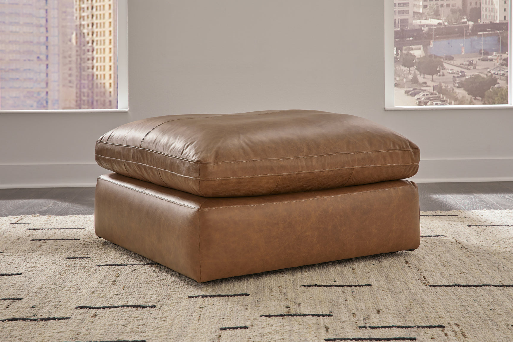 Sam's Furniture - Ashley Furniture - Emilia Living Room - Oversized Accent Ottoman / Caramel - 3090108