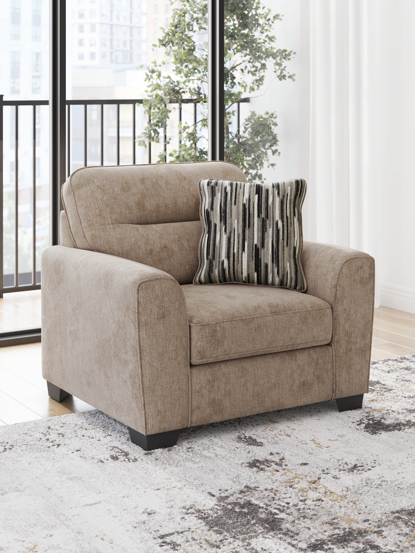 Sam's Furniture - Ashley Furniture - Olten Living Room - Chair and a Half / Mocha - 3130423