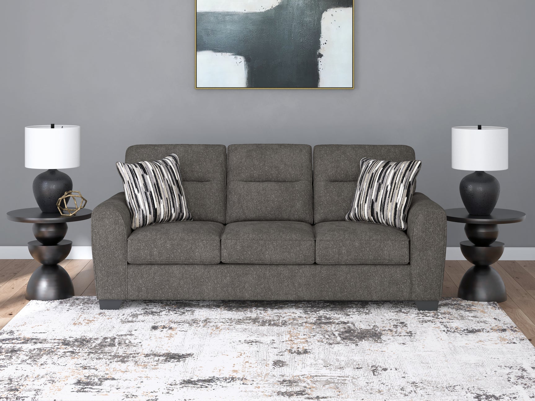 Sam's Furniture - Ashley Furniture - Olten Living Room - Sofa / Graphite - 3130538