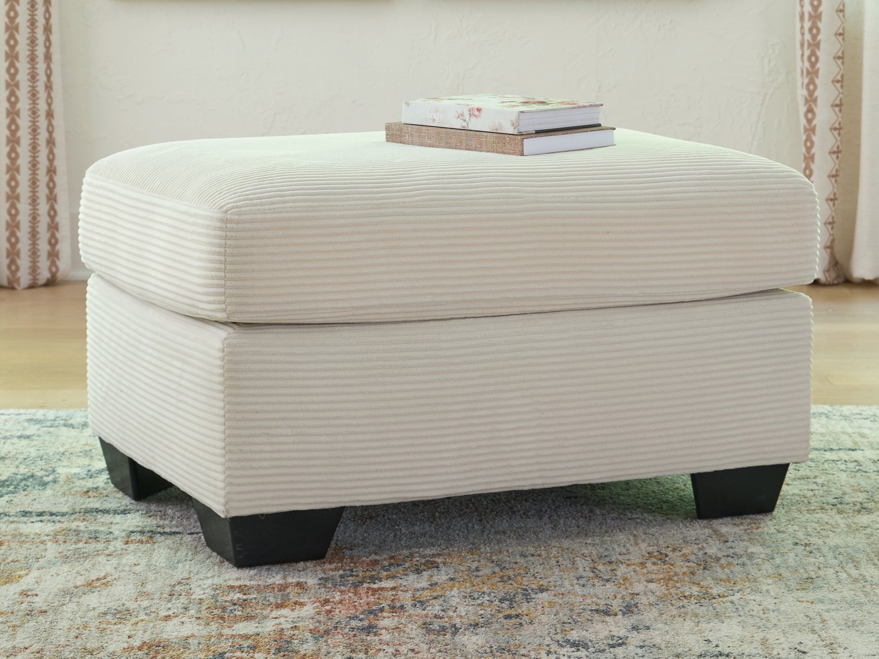 Sam's Furniture - Ashley Furniture - Greenbriar Living Room - Ottoman / Ivory - PC3200614