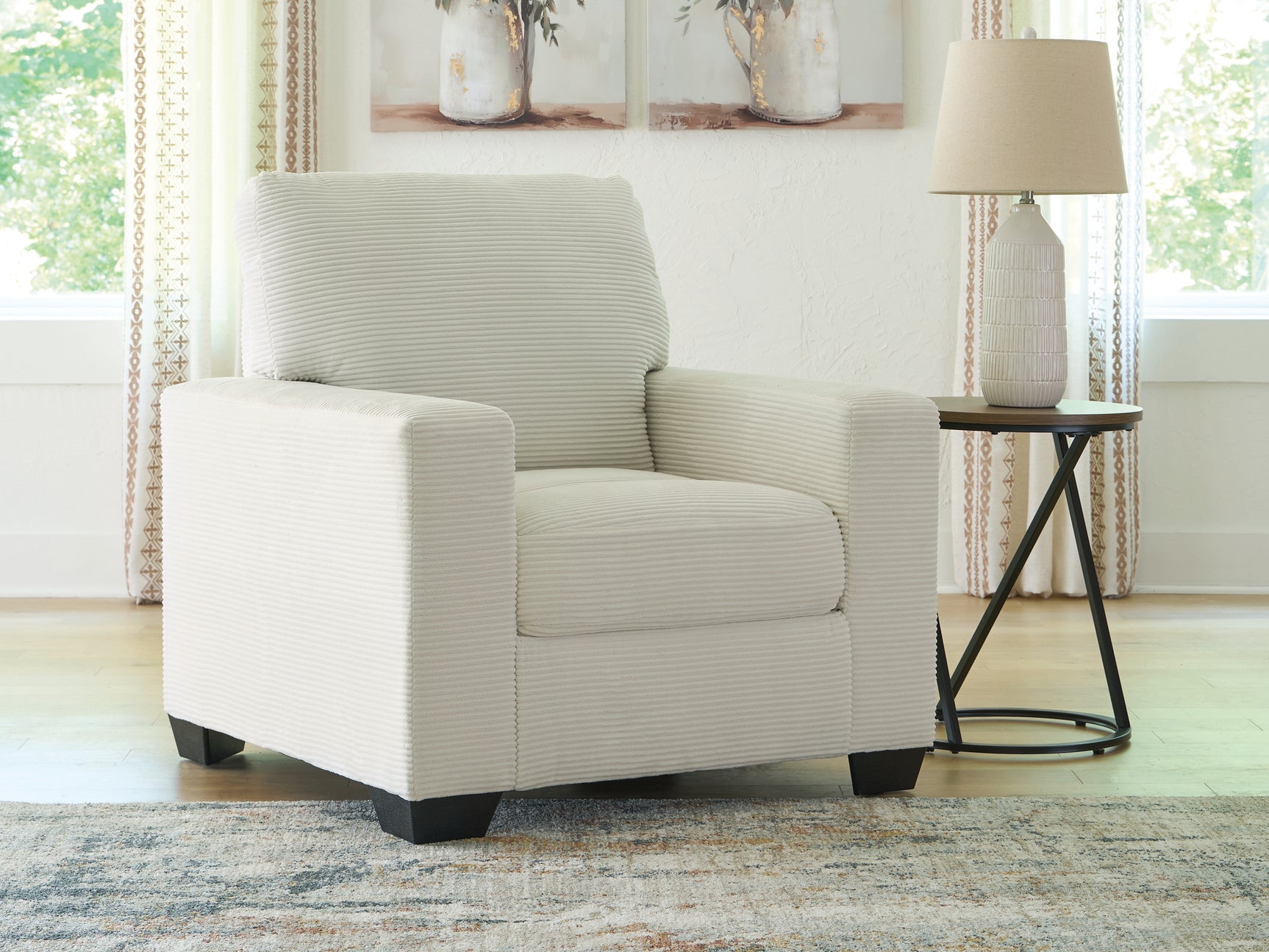 Sam's Furniture - Ashley Furniture - Greenbriar Living Room - Chair / Ivory - PC3200620