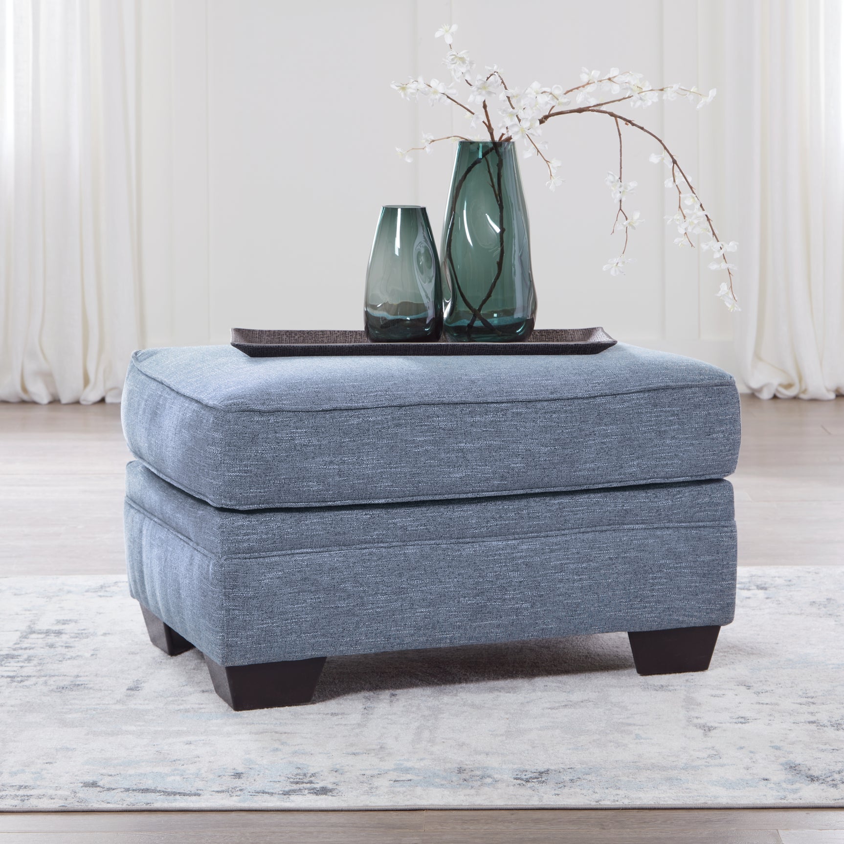 Sam's Furniture - Ashley Furniture - Carissa Manor Living Room - Queen Sofa Sleeper / Denim - 3260439