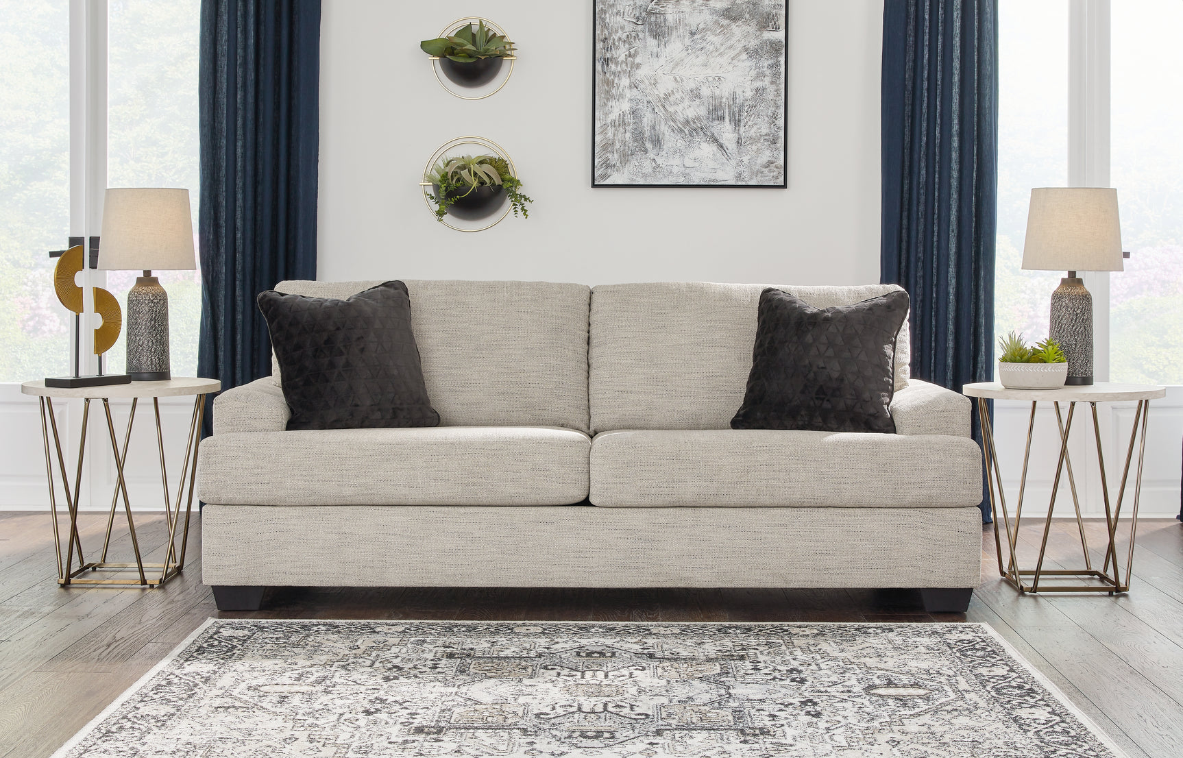 Sam's Furniture - Ashley Furniture - Vayda Living Room - Sofa / Pebble - 3310438