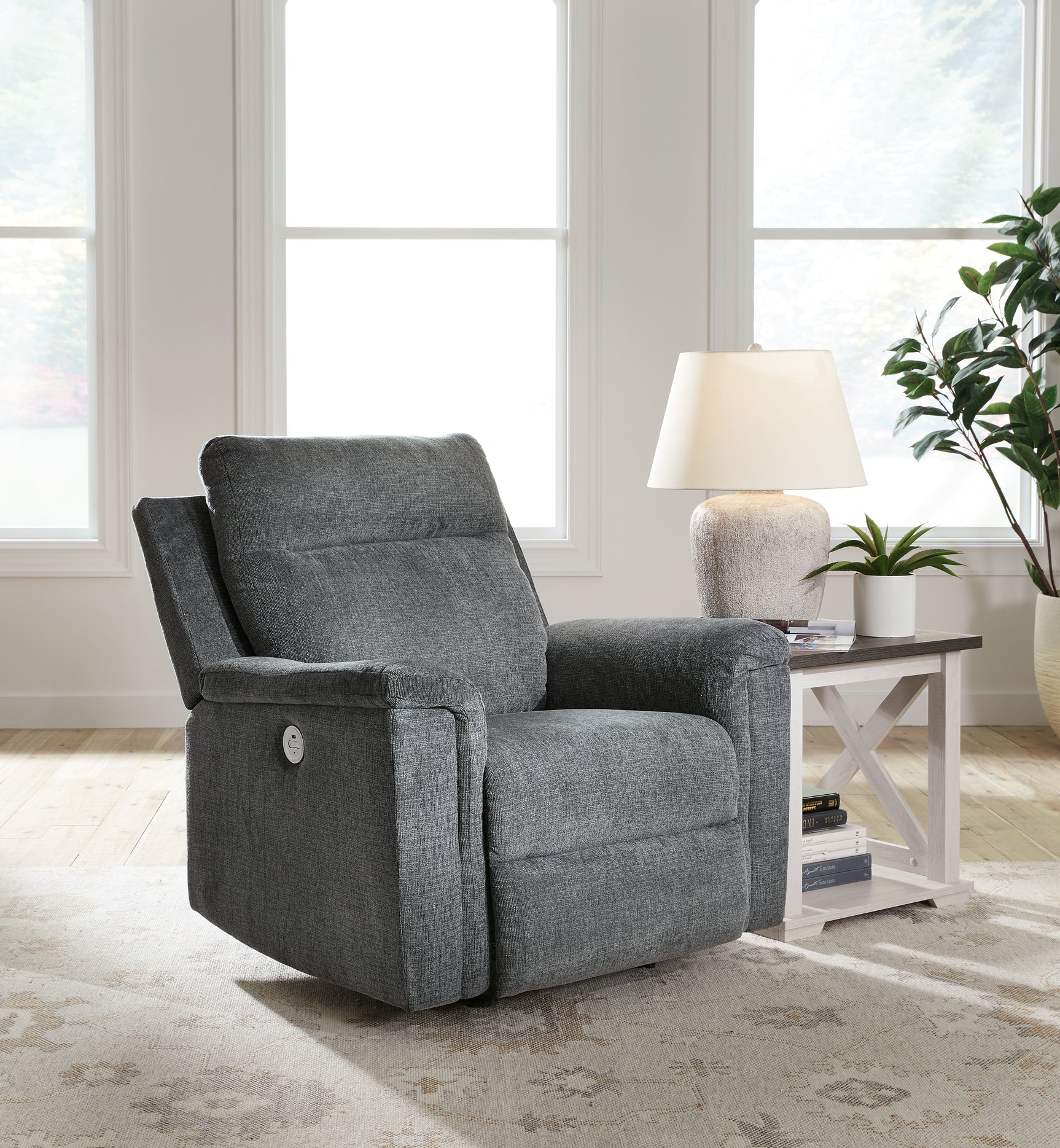 Sam's Furniture - Ashley Furniture - Barnsana Living Room - Power Rocker Recliner / Gravel - 3320298
