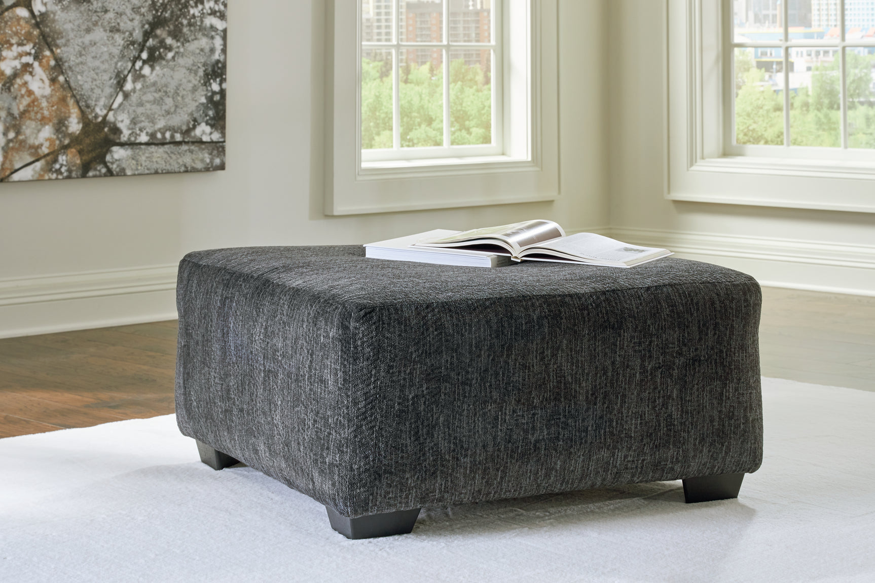 Sam's Furniture - Ashley Furniture - Biddeford Living Room - Oversized Accent Ottoman / Shadow - 3550408