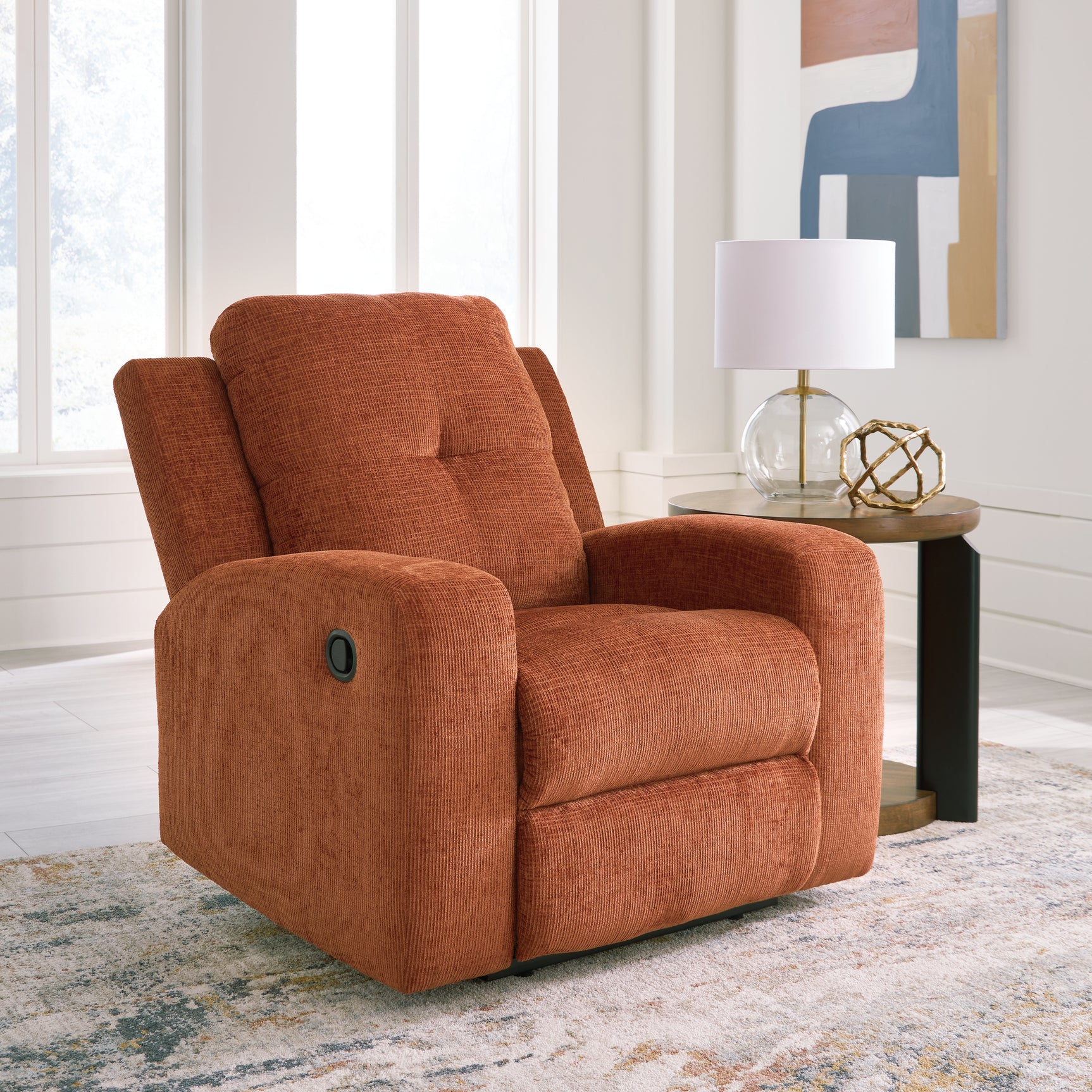 Sam's Furniture - Ashley Furniture - Danum Living Room - Zero Wall Recliner / Spice - 3880729