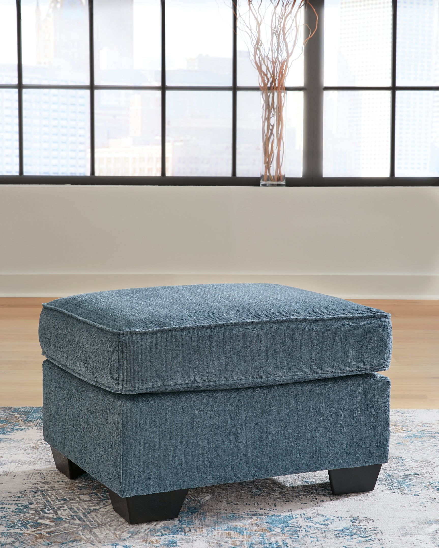 Sam's Furniture - Ashley Furniture - Cashton Living Room - Ottoman / Blue - 4060514