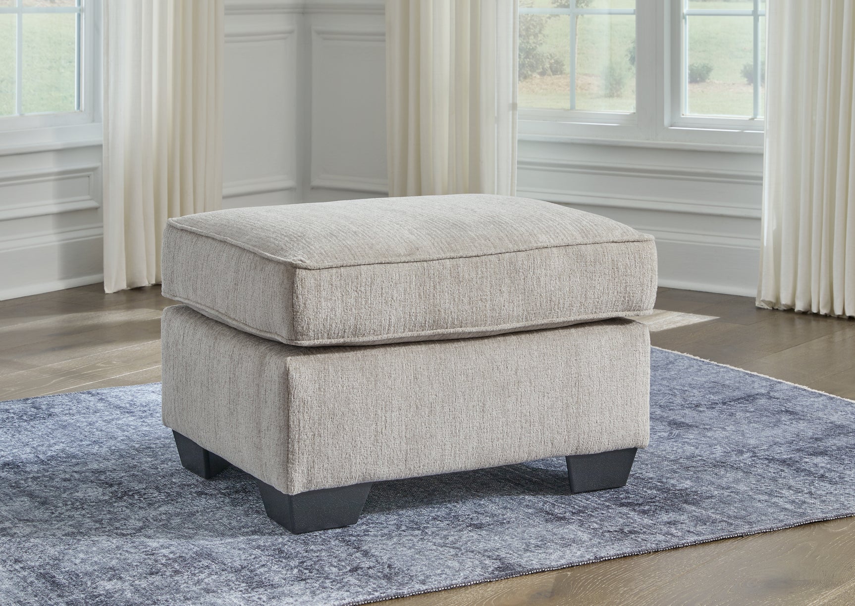 Sam's Furniture - Ashley Furniture - Cashton Living Room - Ottoman / Ice - 4060614