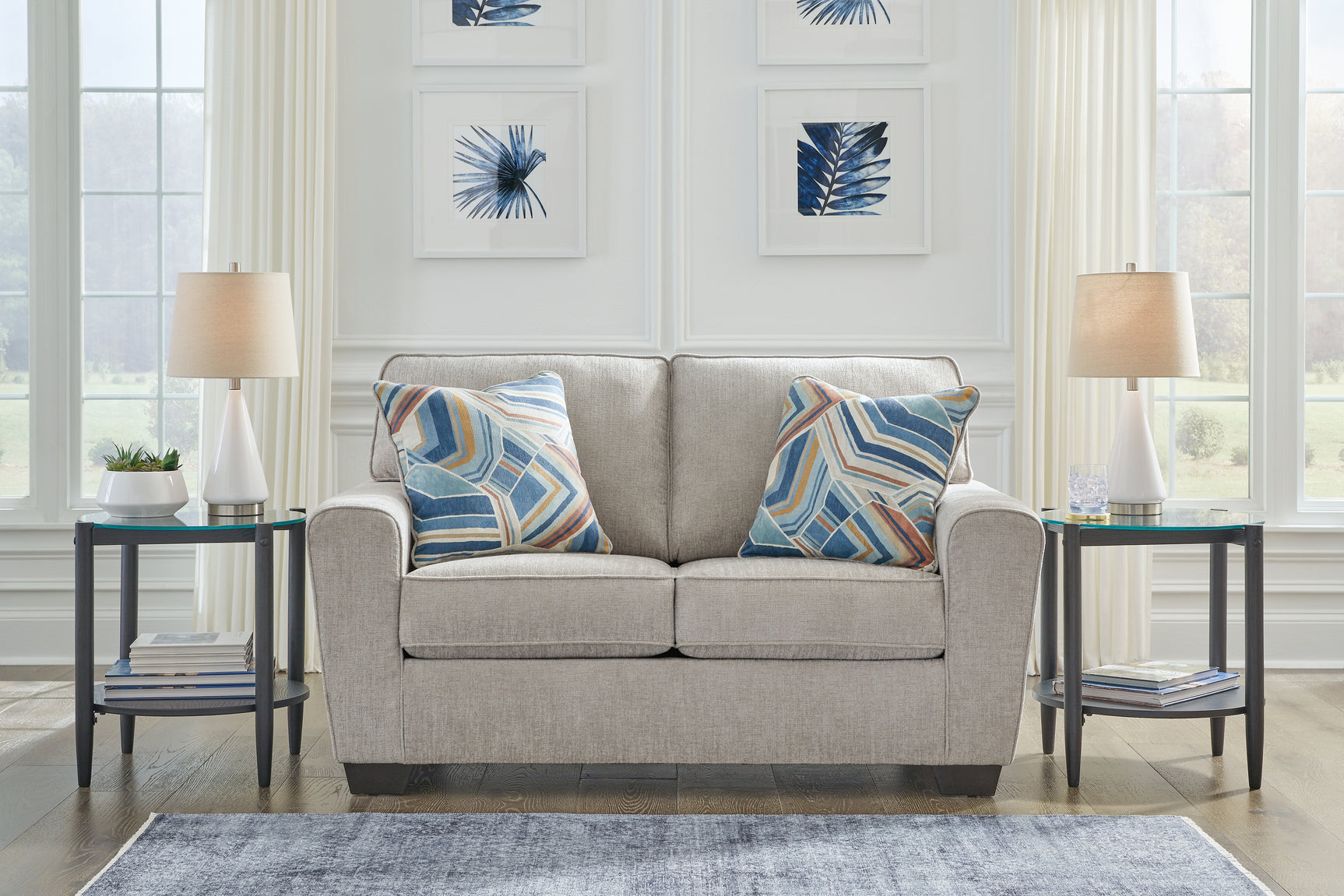 Sam's Furniture - Ashley Furniture - Cashton Living Room - Loveseat / Ice - 4060635