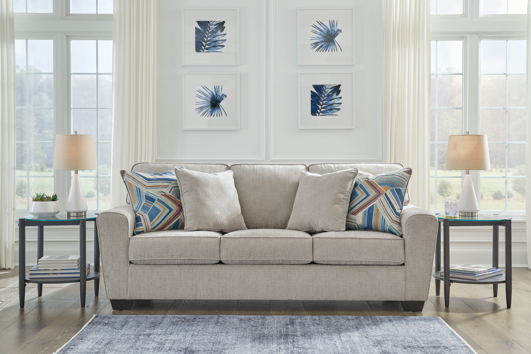 Sam's Furniture - Ashley Furniture - Cashton Living Room - Sofa / Ice - 4060638
