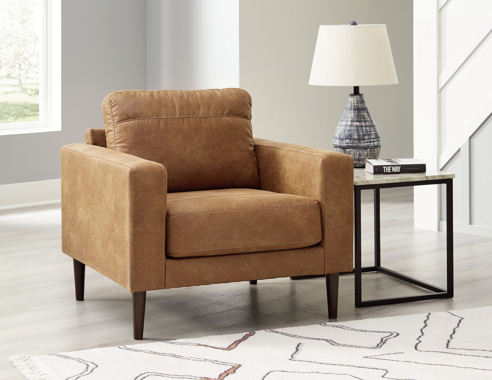 Sam's Furniture - Ashley Furniture - Telora Living Room - Chair / Caramel - 4100220