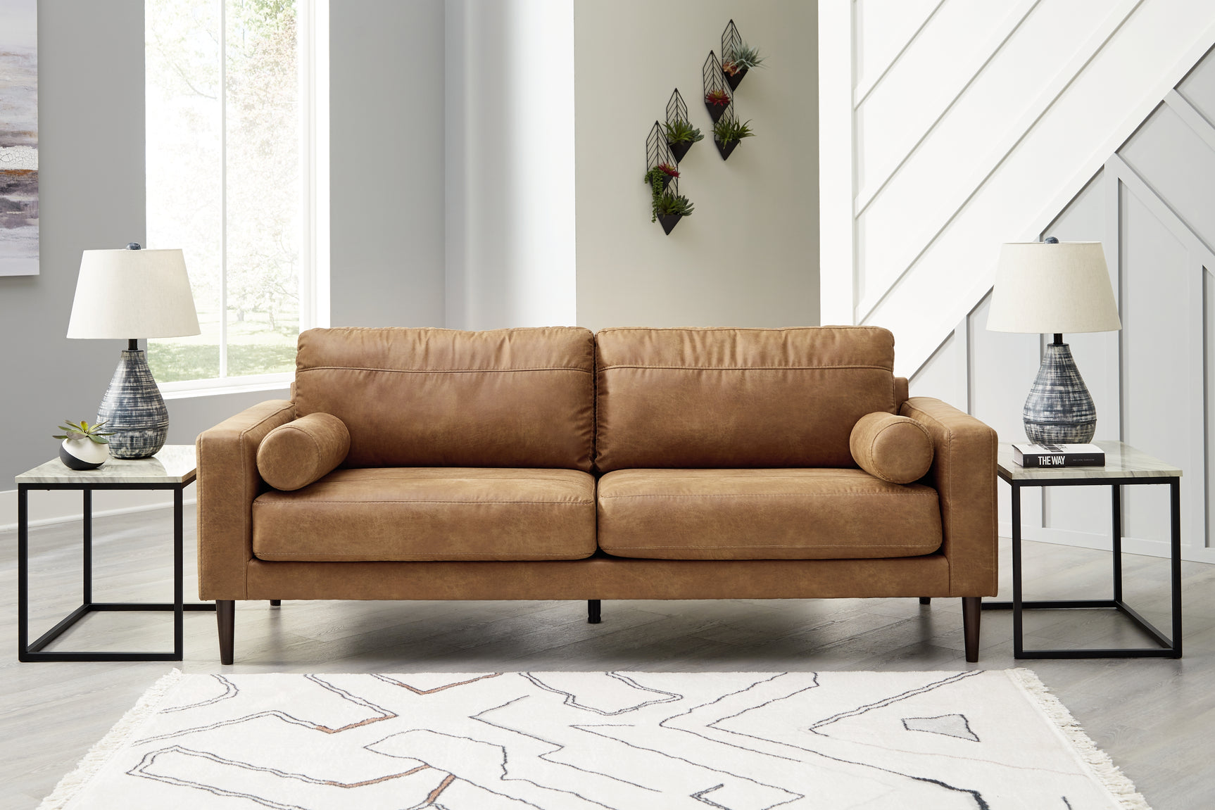 Sam's Furniture - Ashley Furniture - Telora Living Room - Sofa / Caramel - 4100238
