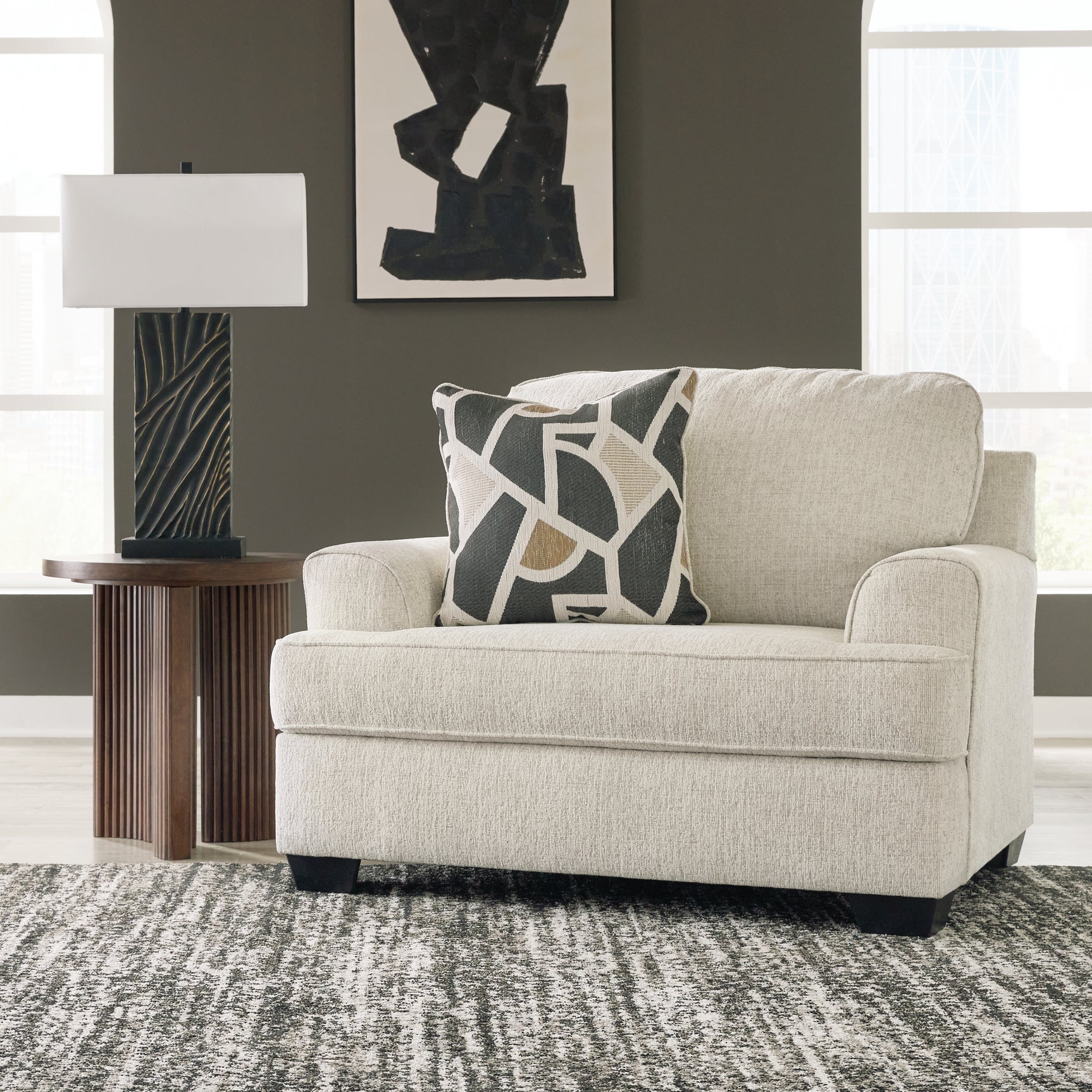 Sam's Furniture - Ashley Furniture - Heartcort Living Room - Chair and a Half / Quartz - 4460423
