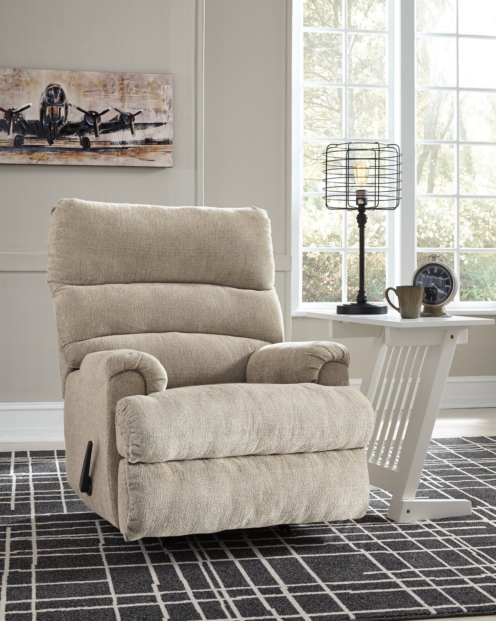 Sam's Furniture - Ashley Furniture - Man Fort Living Room - Rocker Recliner / Dusk - 4660425
