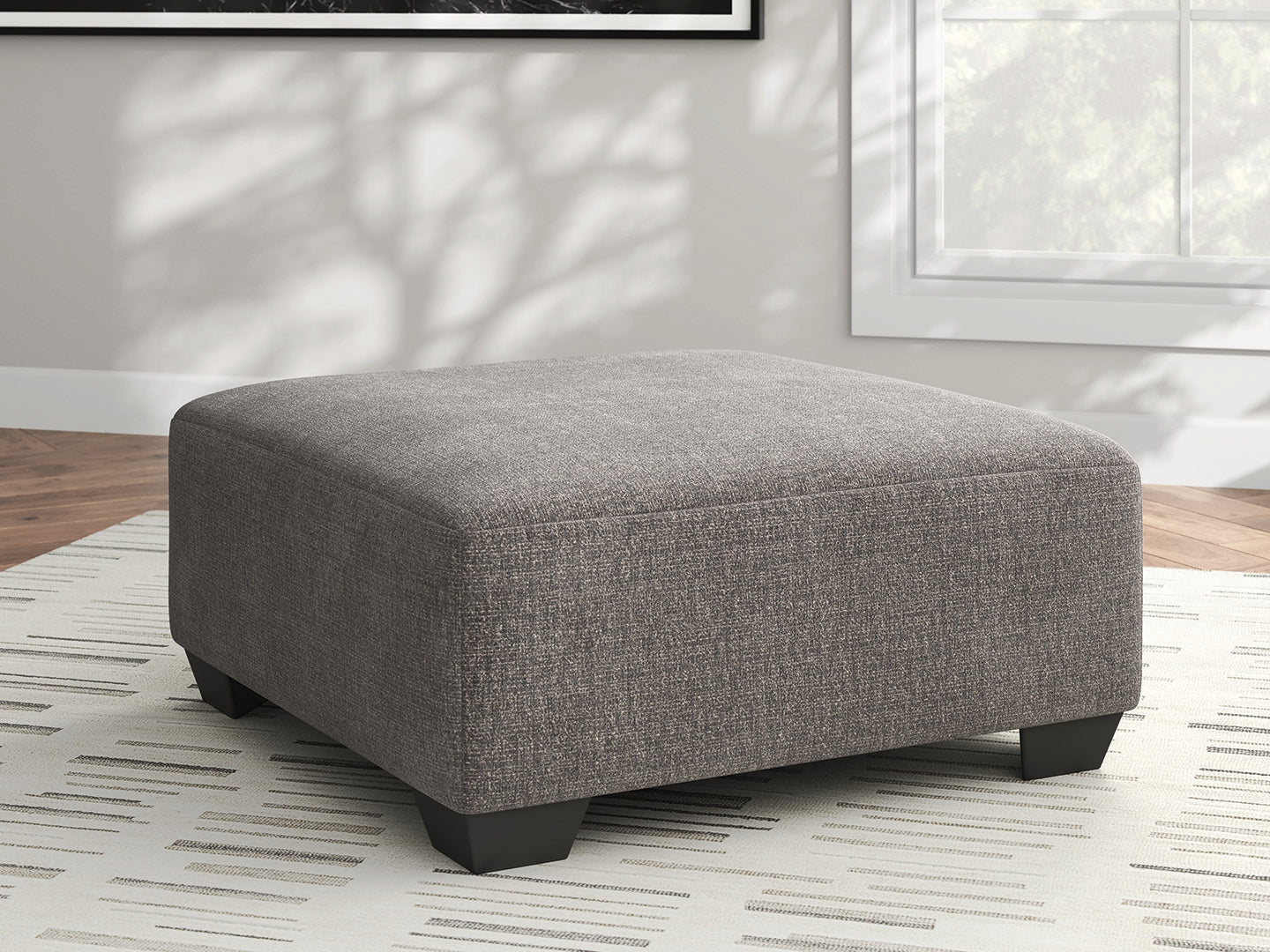 Sam's Furniture - Ashley Furniture - Newellen Living Room - Oversized Accent Ottoman / Greystone - 4840508