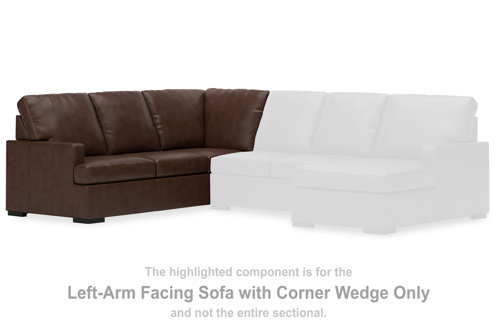 Sam's Furniture - Ashley Furniture - McDowlan Sectional - LAF Sofa w/Corner Wedge / Coffee - PC4850448