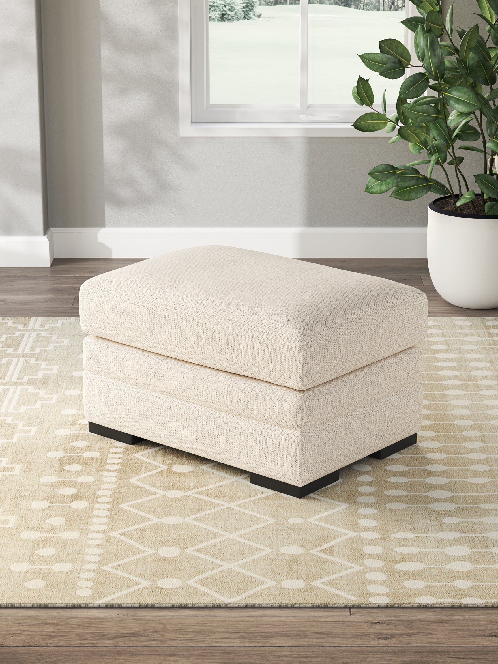 Sam's Furniture - Ashley Furniture - Lango Living Room - Ottoman / Jute - 4860214