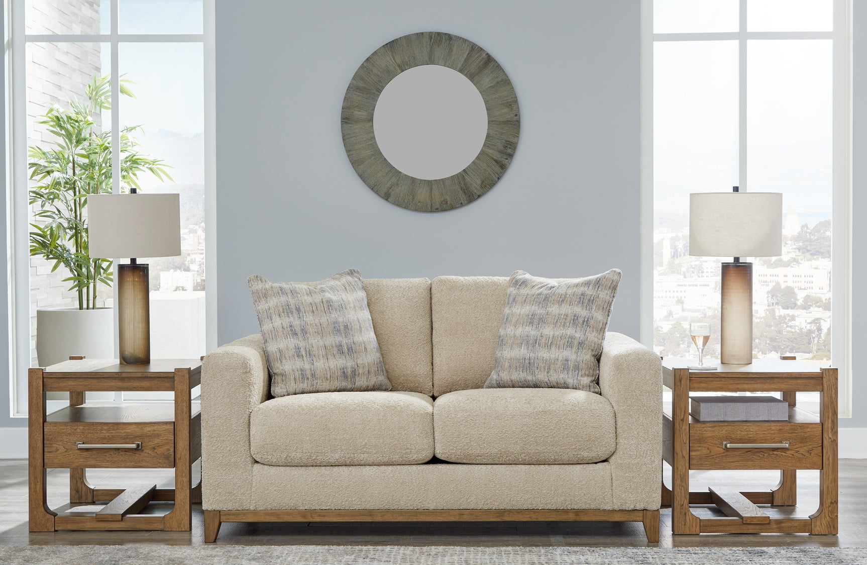 Sam's Furniture - Ashley Furniture - Parklynn Living Room - Loveseat / Desert - 4890235