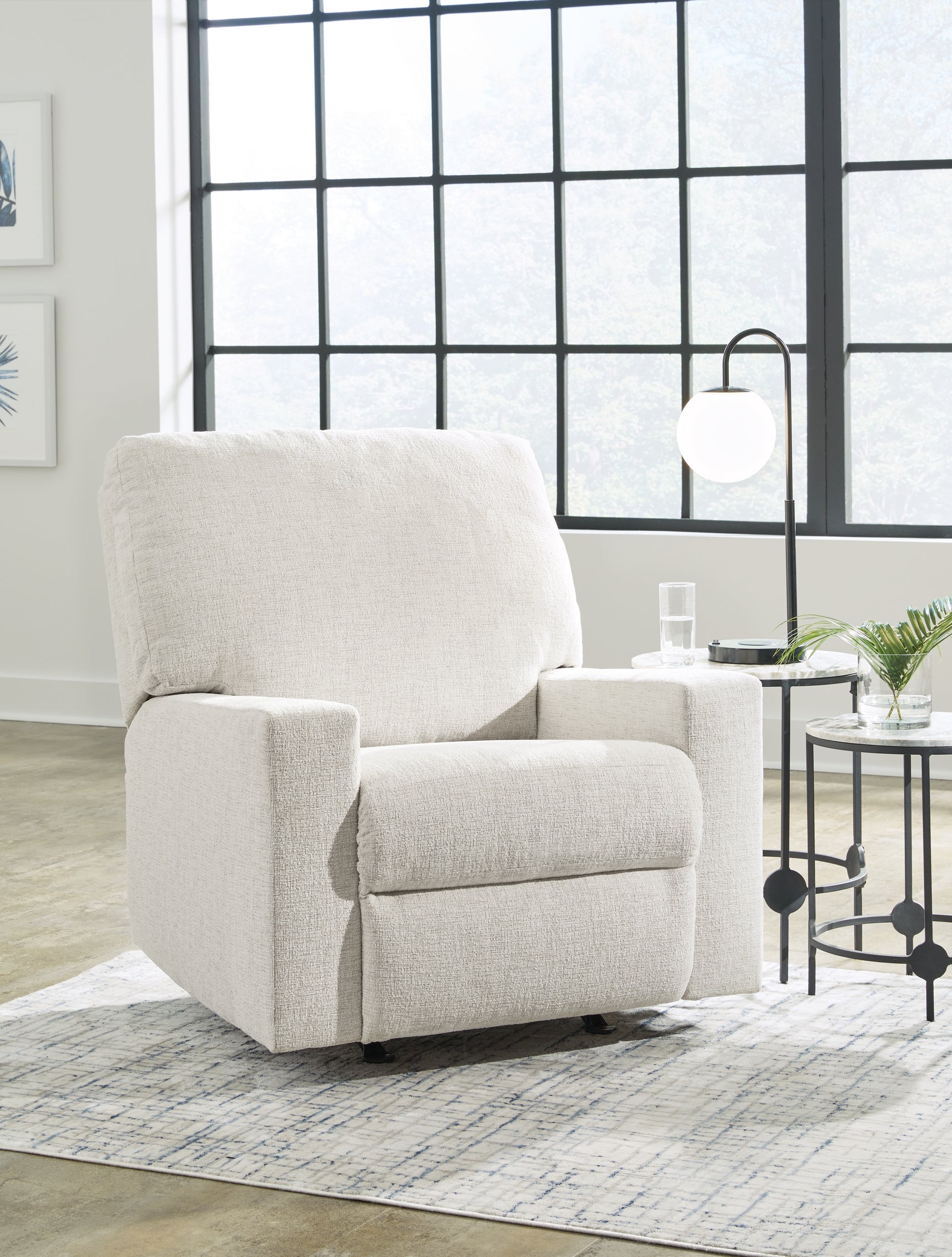 Sam's Furniture - Ashley Furniture - Rannis Living Room - Rocker Recliner / Snow - 5360325