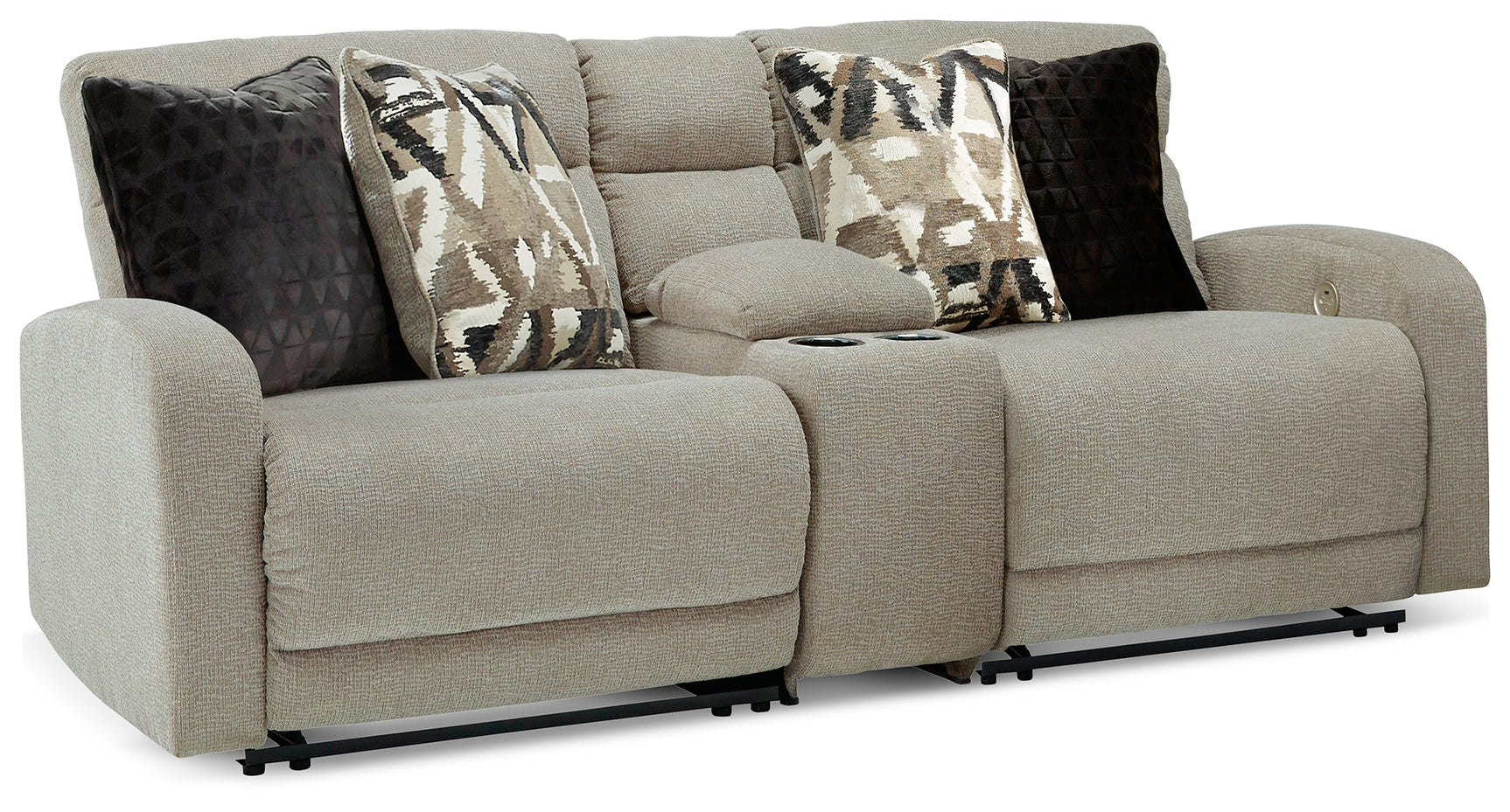 Sam's Furniture - Ashley Furniture - Colleyville Sectional - 3-Piece Power Reclining Sectional / Stone - 54405S1