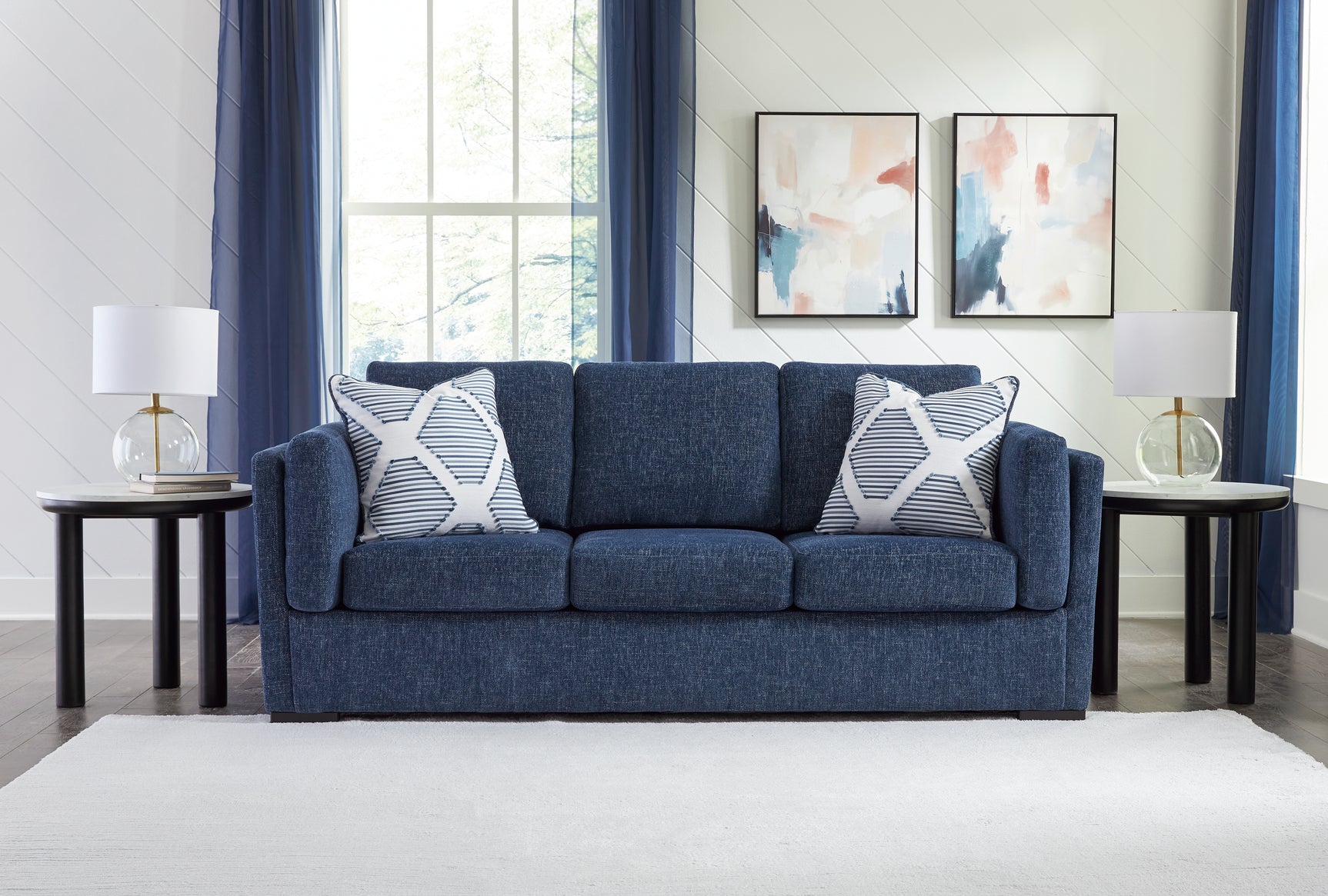 Sam's Furniture - Ashley Furniture - Evansley Living Room - Sofa / Navy - 5450238